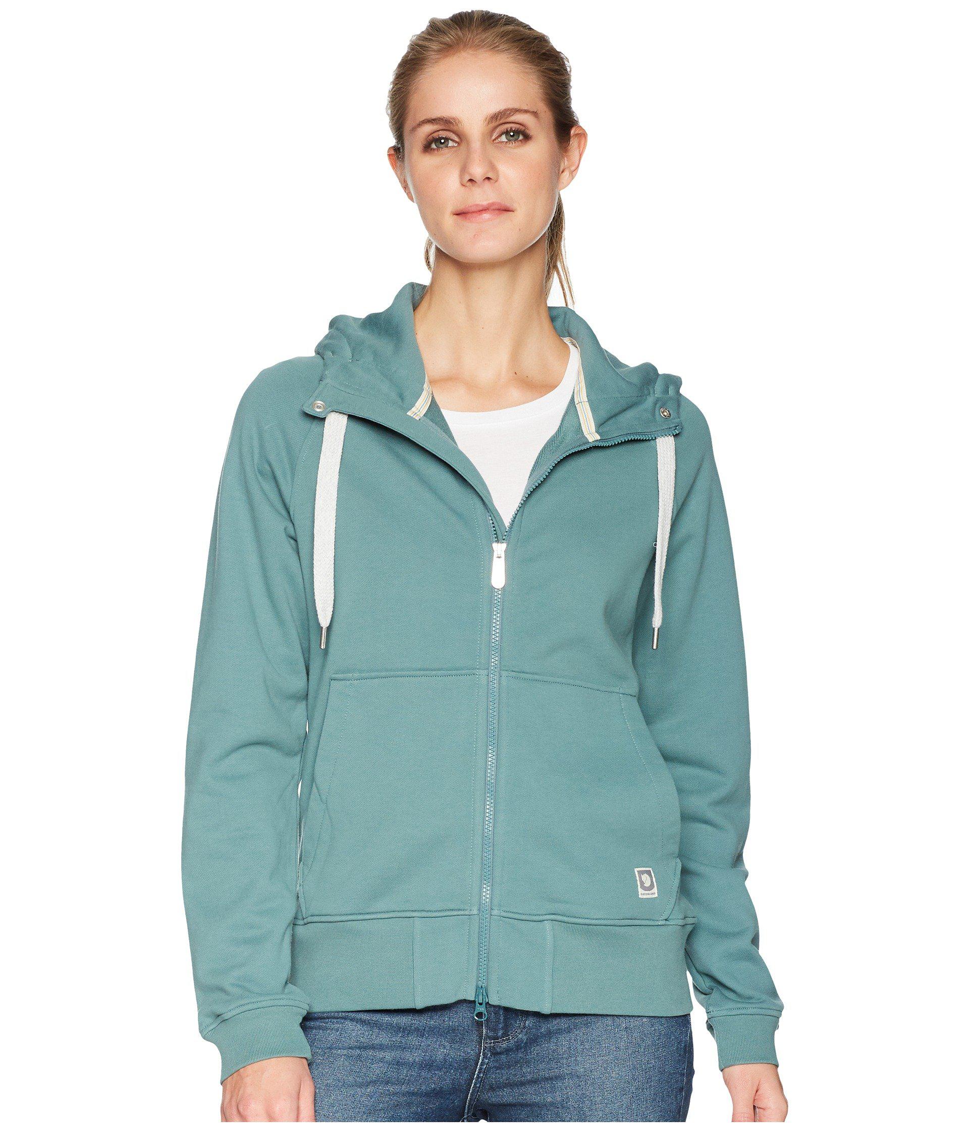 Fjallraven Cotton Greenland Zip Hoodie (dusk) Women's Sweatshirt - Lyst