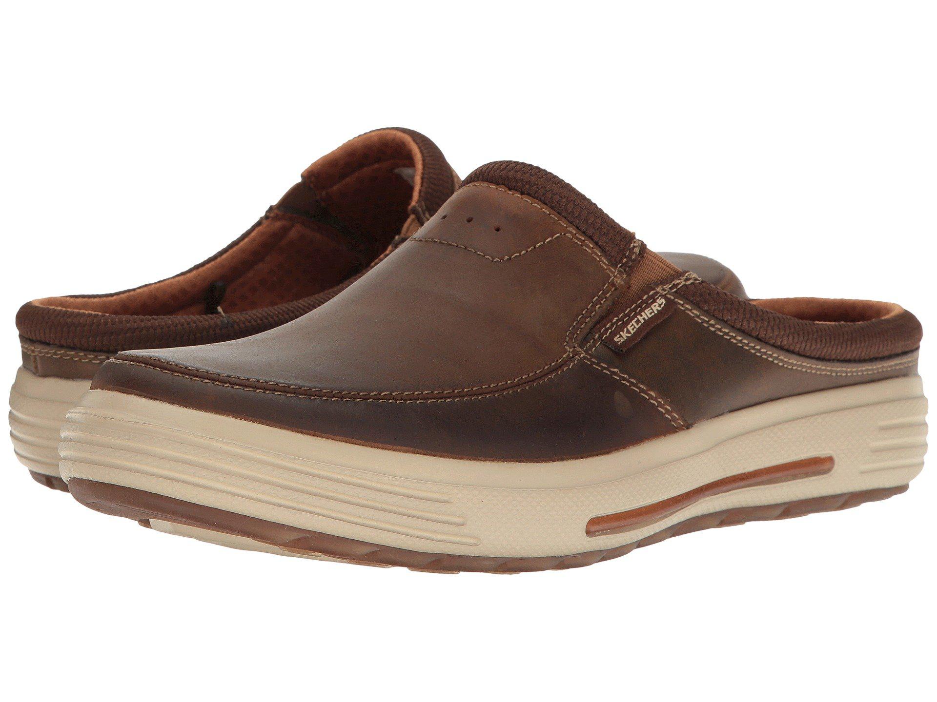 Skechers Leather Porter Vamen Slip-on Loafer in Brown for Men - Save 20% - Lyst