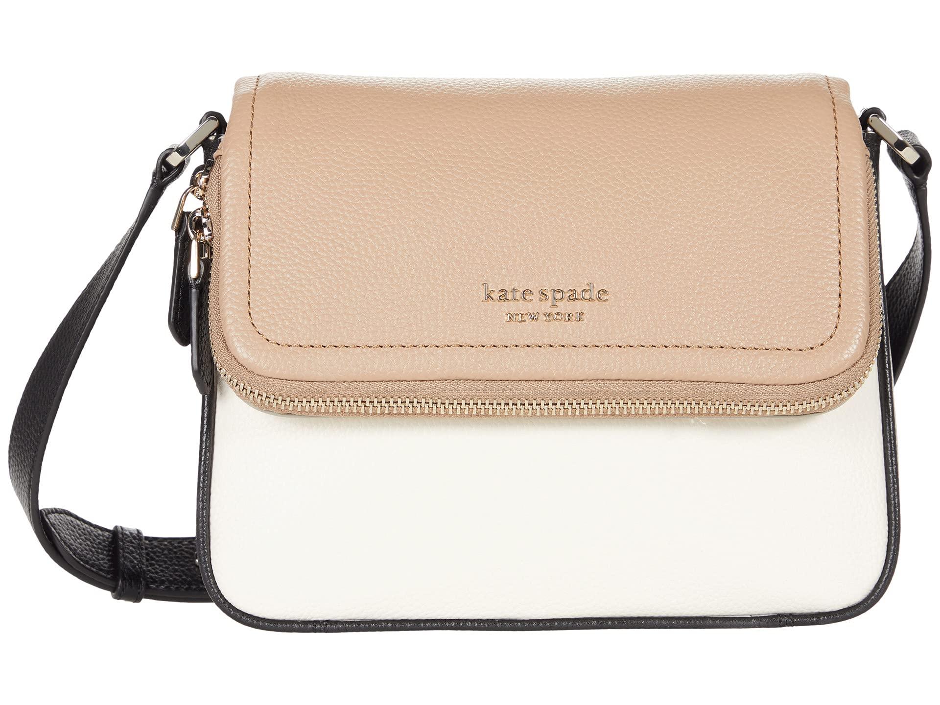 Kate Spade Run Around Large Flap Crossbody in Black | Lyst