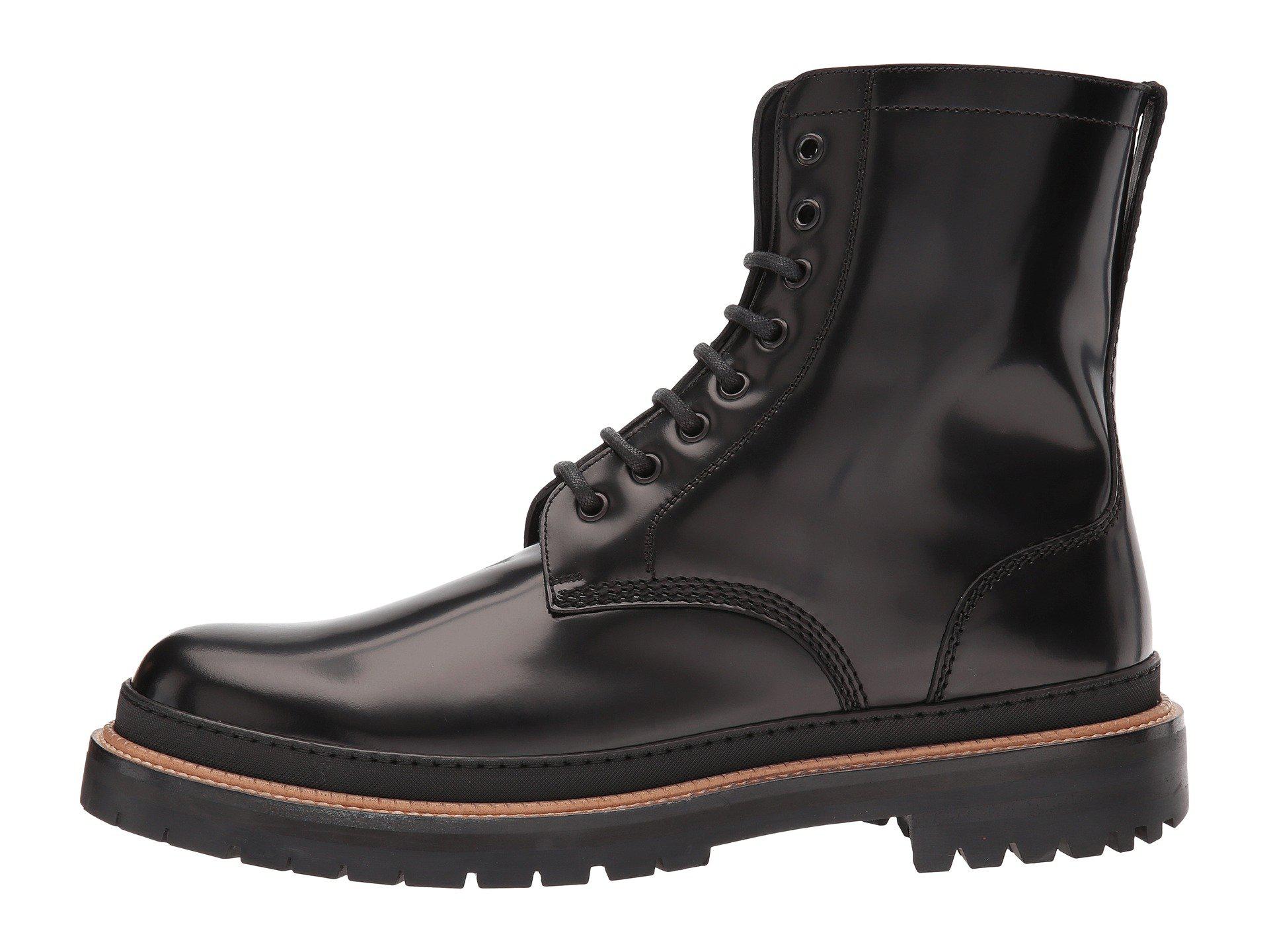 Burberry Leather William Boot in Black 