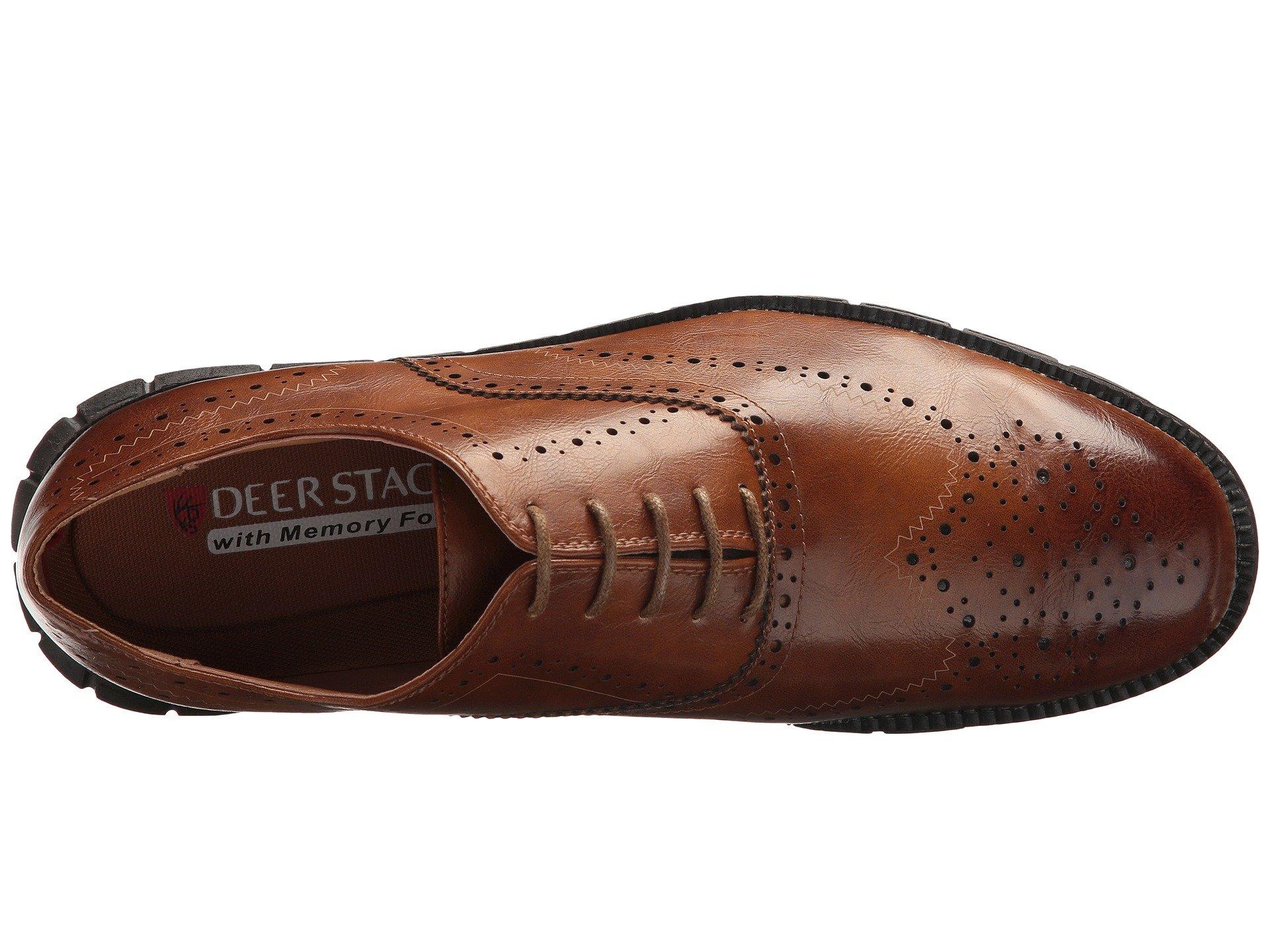deer stags benton wingtip oxford
