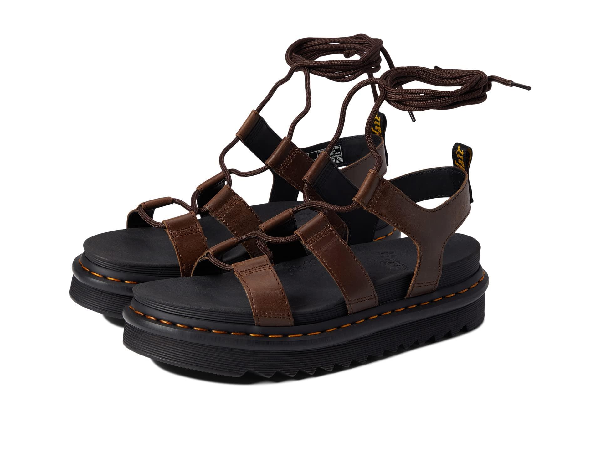 doc sandals brown