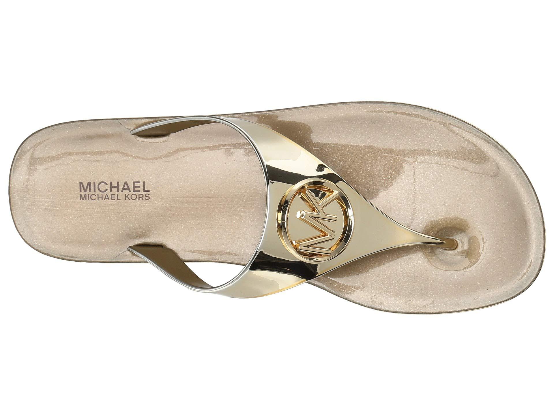 michael michael kors lillie jelly thong sandals