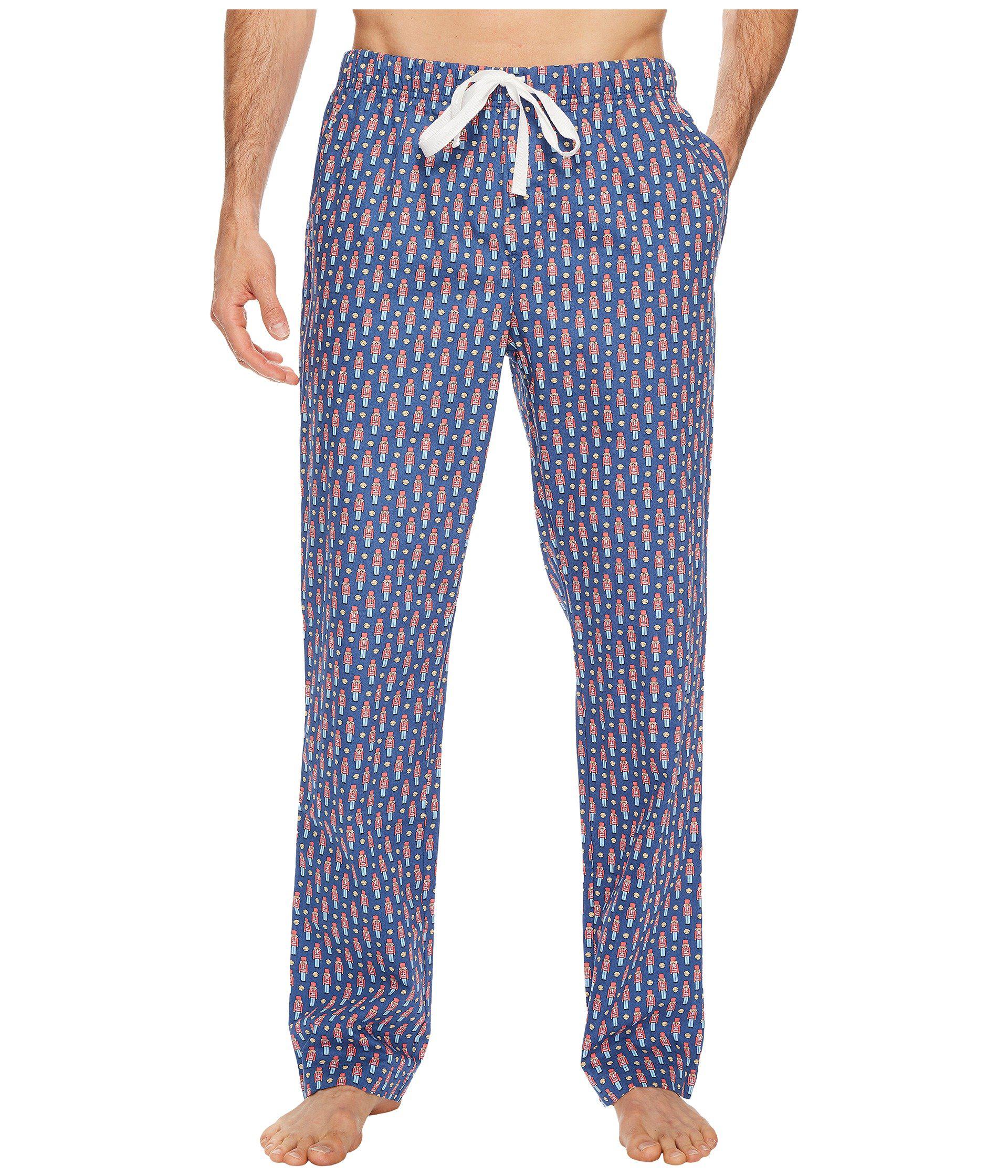 Vineyard Vines Men/'s Moonshine Blue Nutcracker Graphic Lounge Pants
