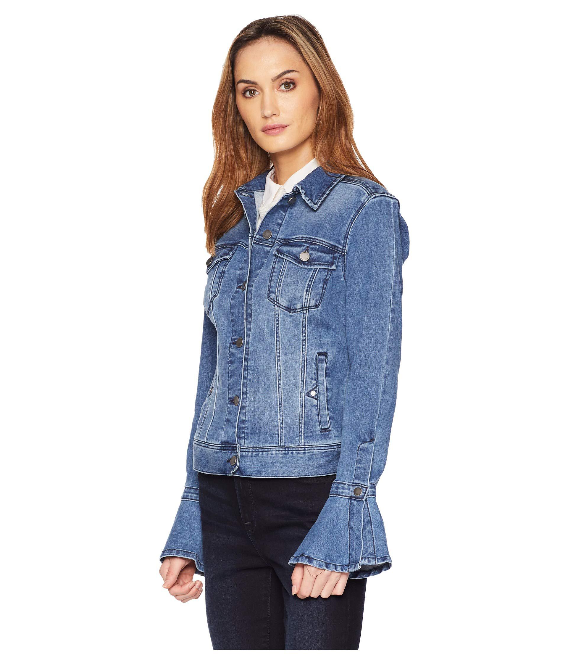 bell sleeve jean jacket