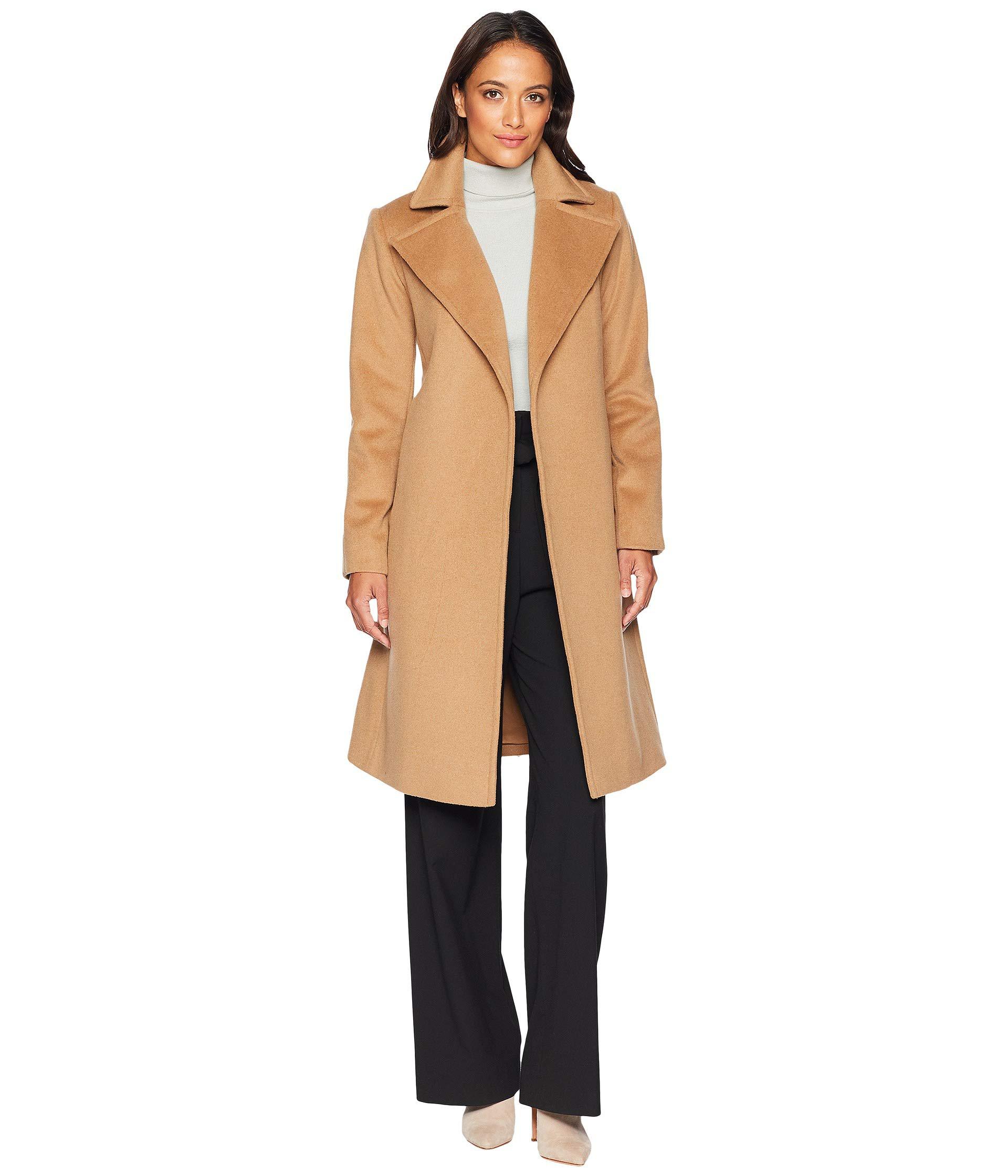 Lauren by Ralph Lauren Wool Wrap Coat (vicuna) Women's Coat in Natural Lyst