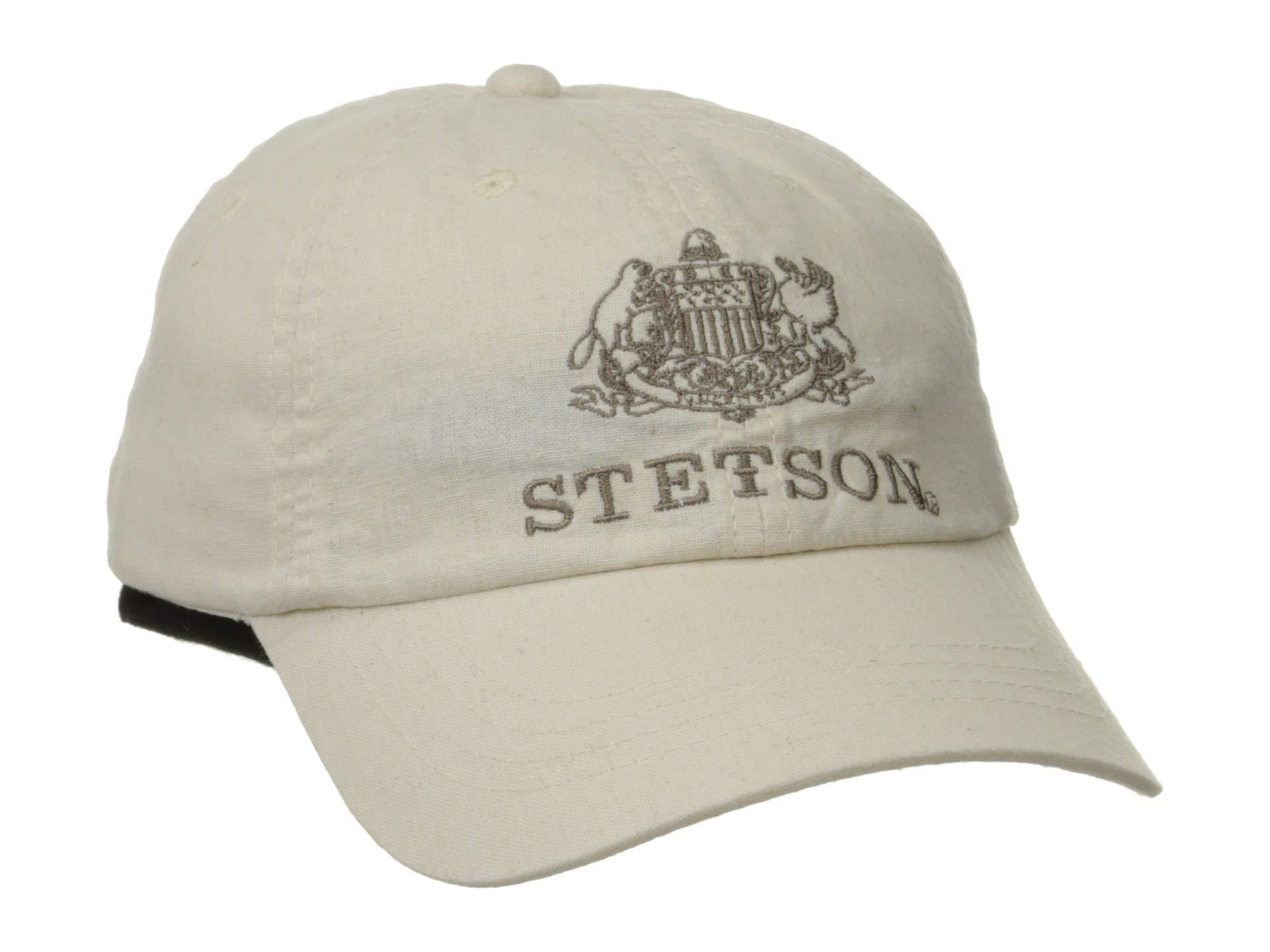Green//Beige Mix Stetson Hats Hatteras Wool Bakerboy Cap