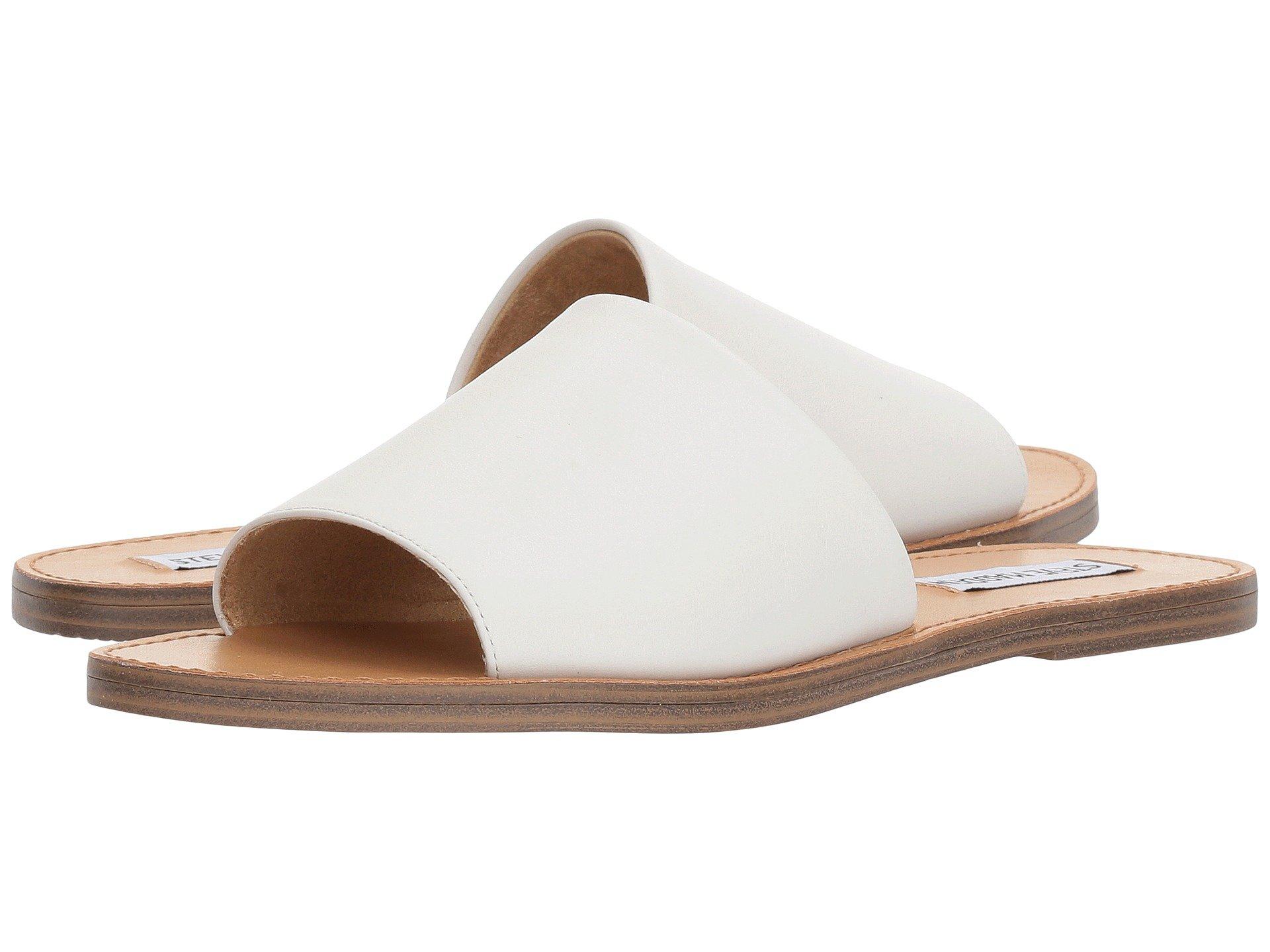 steve madden flat slide sandals