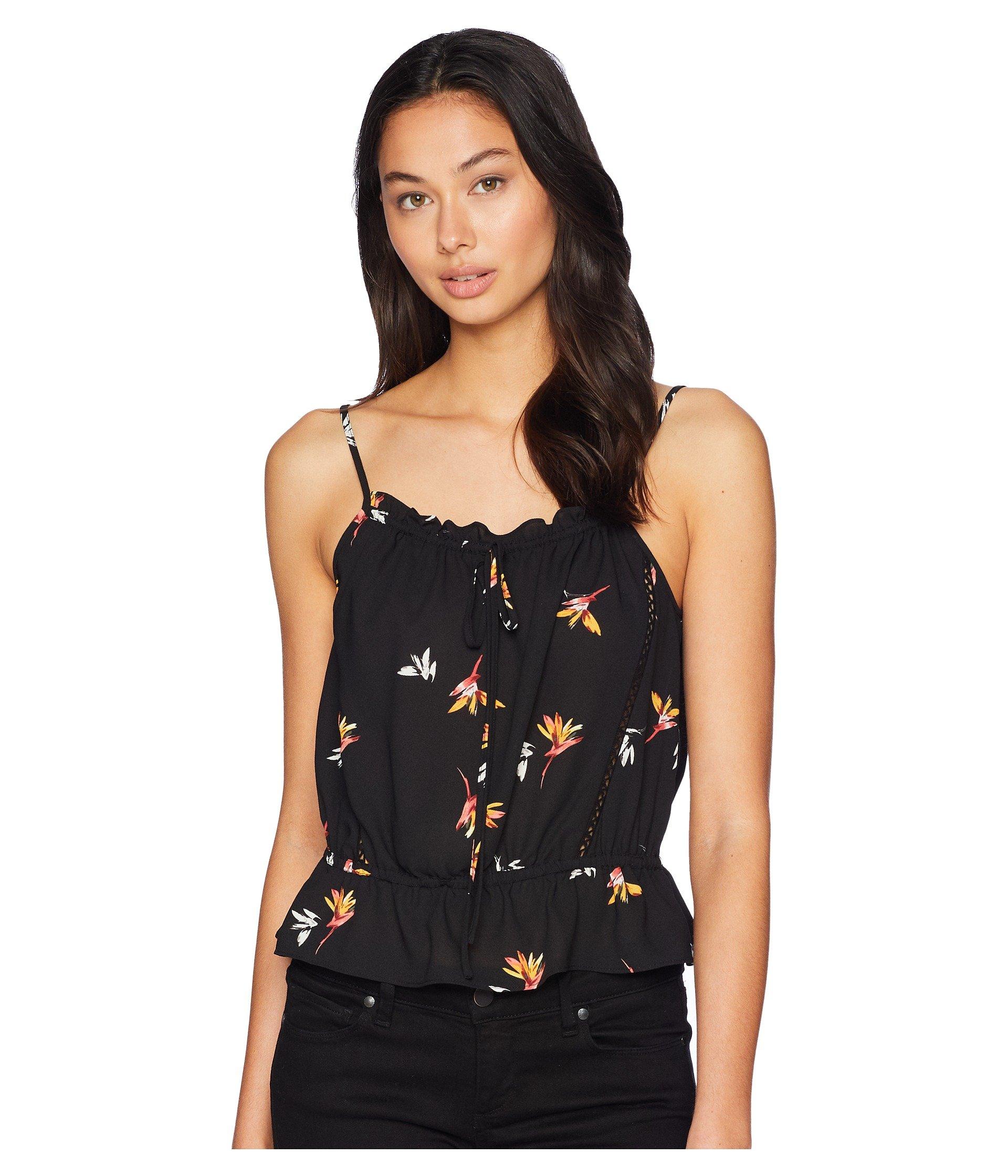 spaghetti string blouse