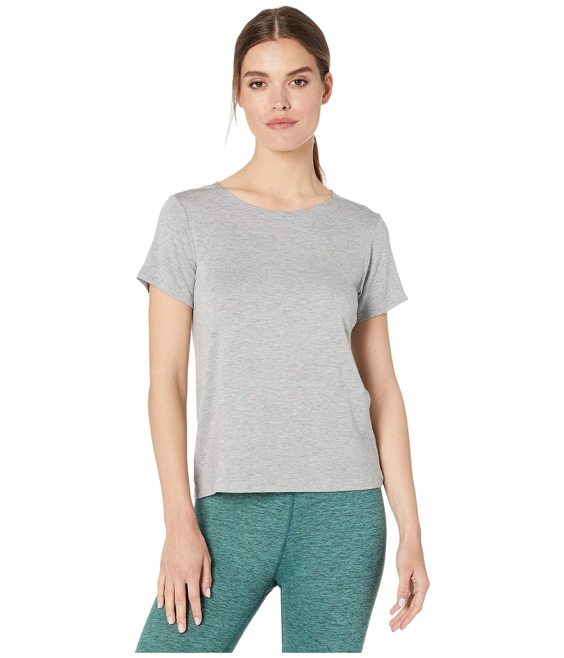 Download Beyond Yoga Synthetic Over Under Relaxed Tee in Light ...