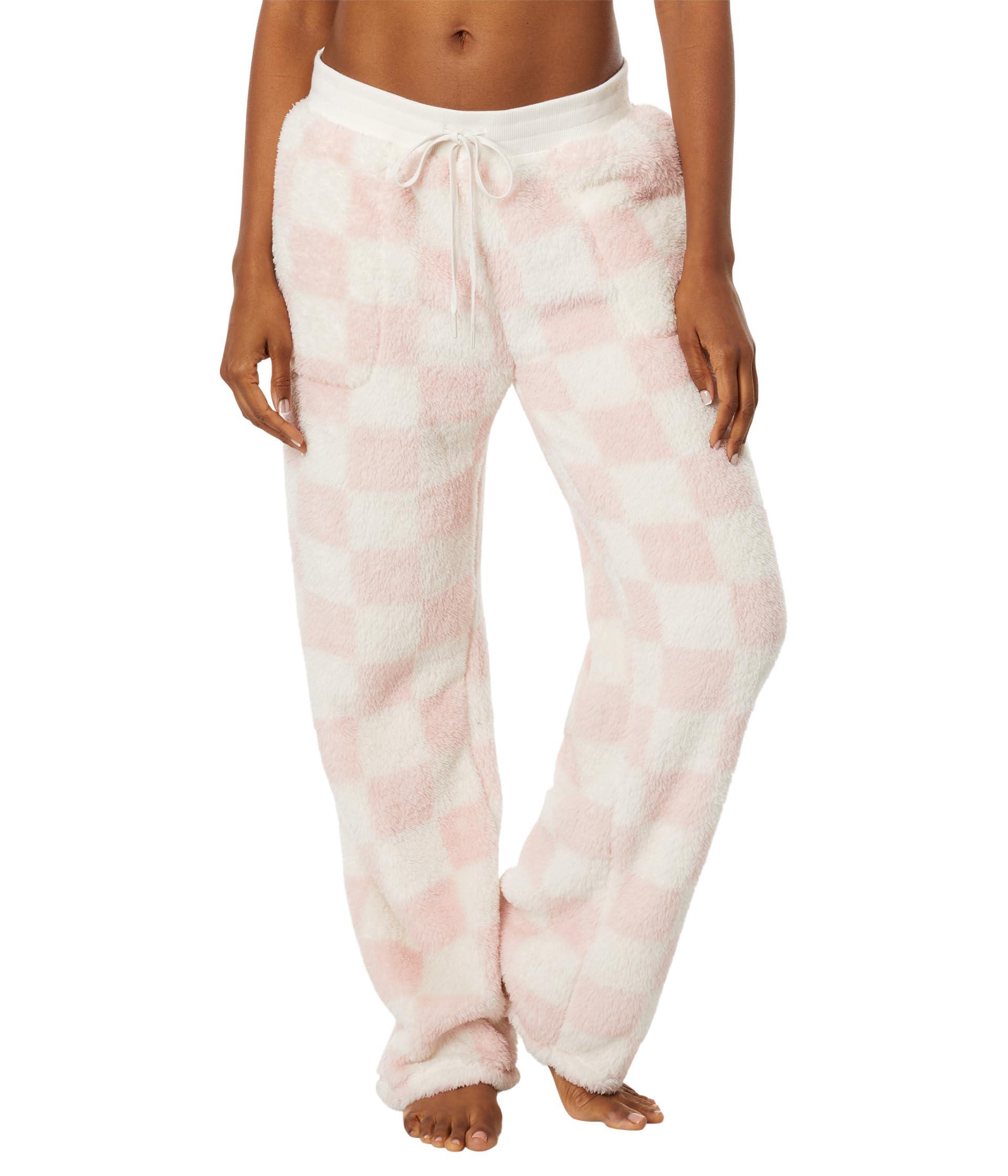 Pj Salvage Let's Get Cozy Fluffy Pants in Natural | Lyst