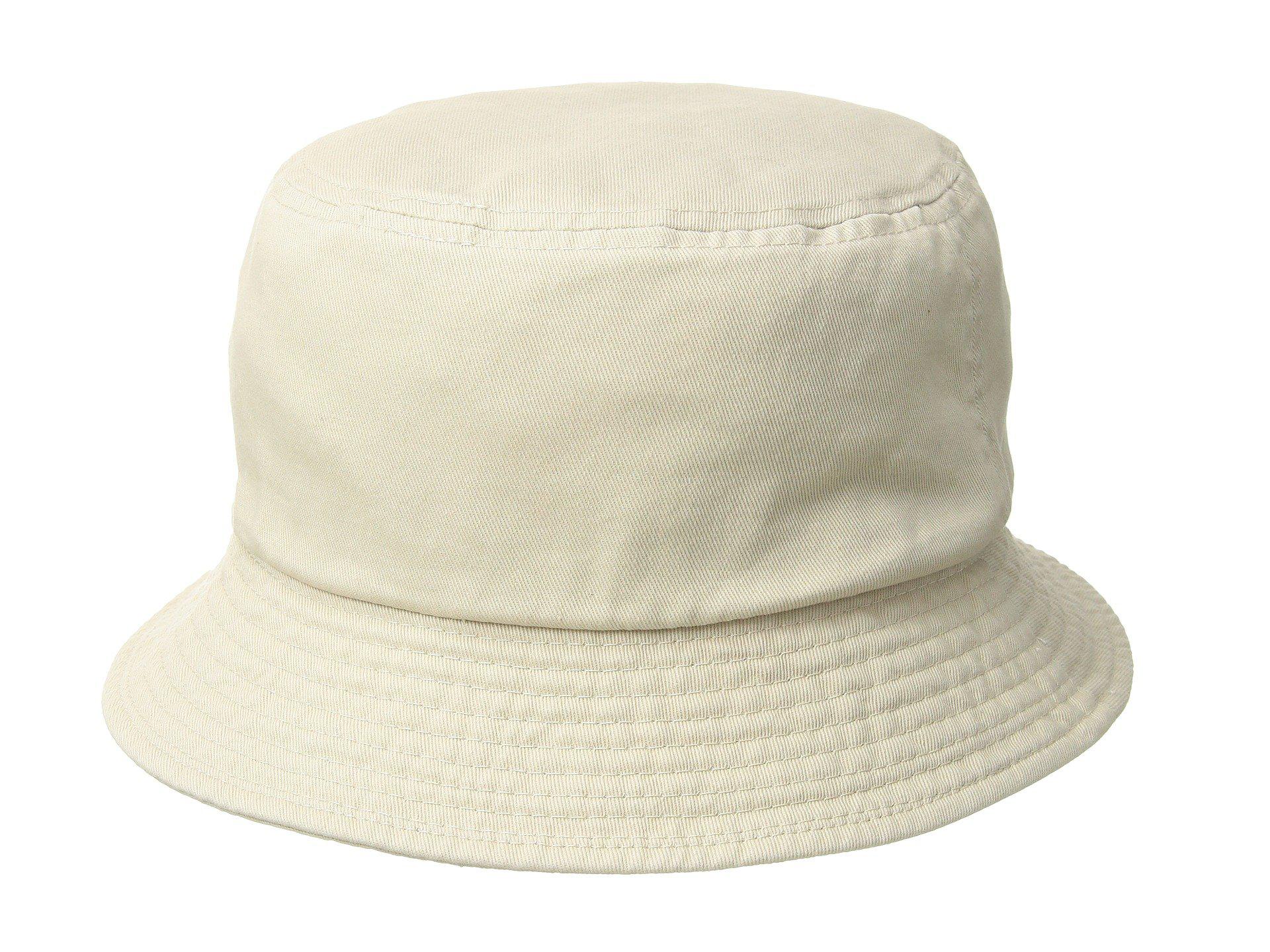 Kangol Canvas , Washed Bucket Hat in Khaki (Natural) for Men - Lyst