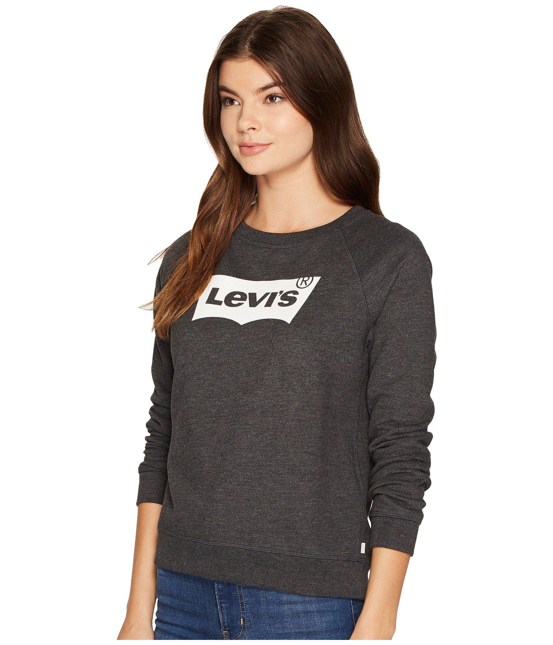 black levi's sweatshirt womens