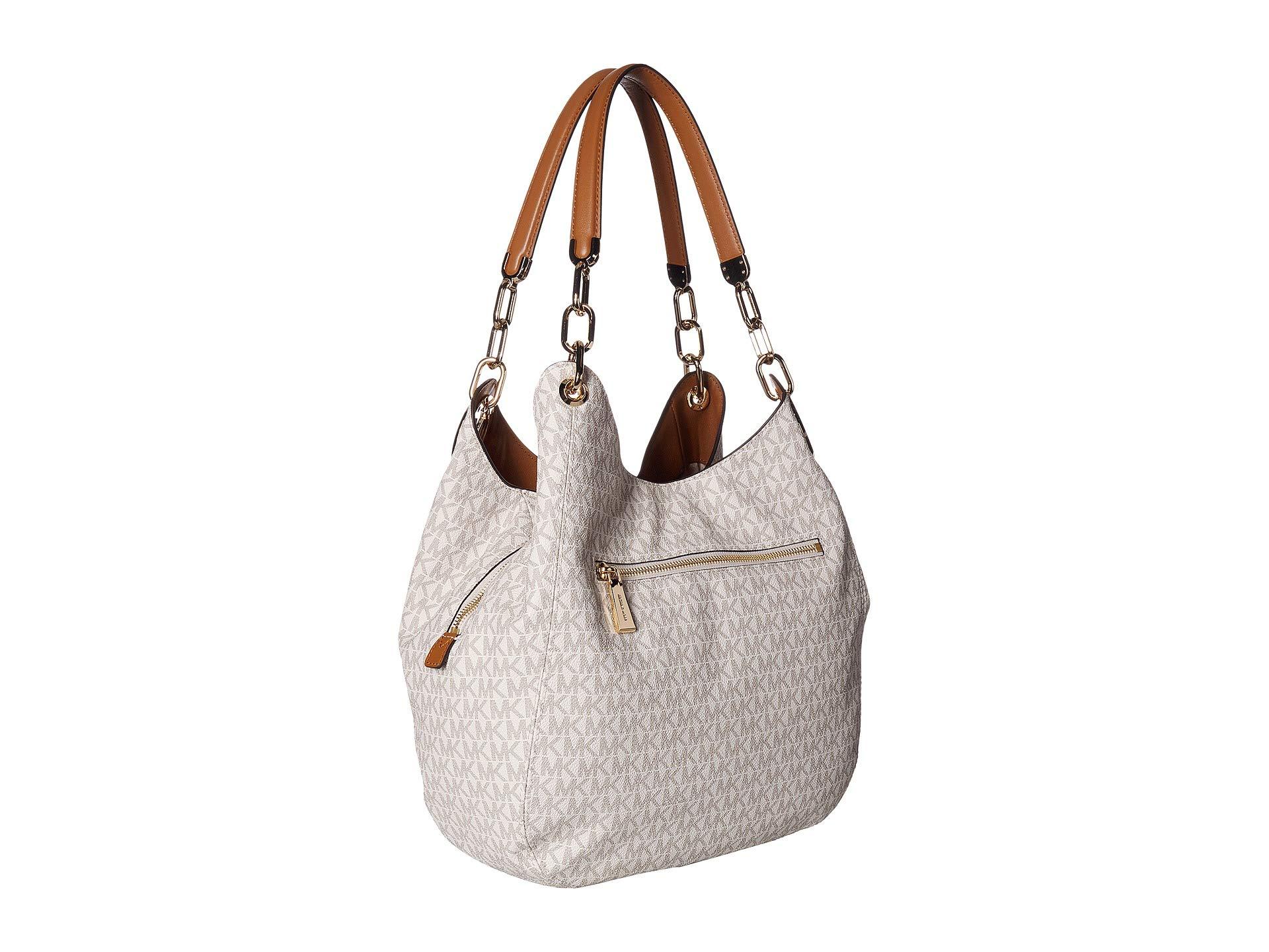 Michael Michael Kors Lillie Signature Large Chain Shoulder Tote