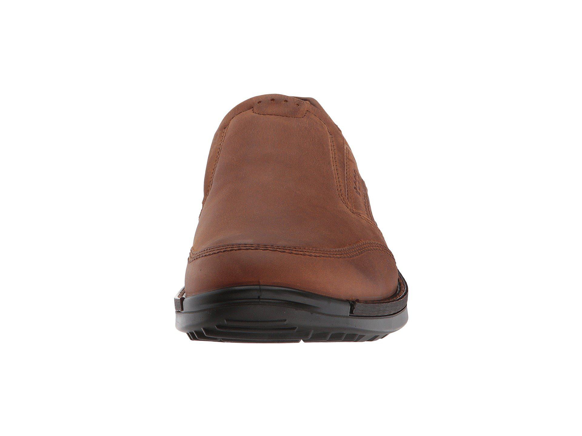 Ecco Fusion Ii Slip-on Shoes in Brown for Lyst
