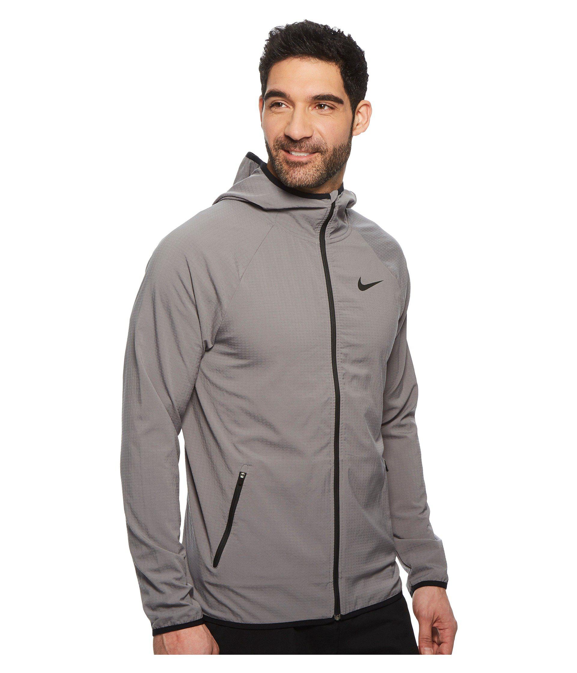 black nike training jacket