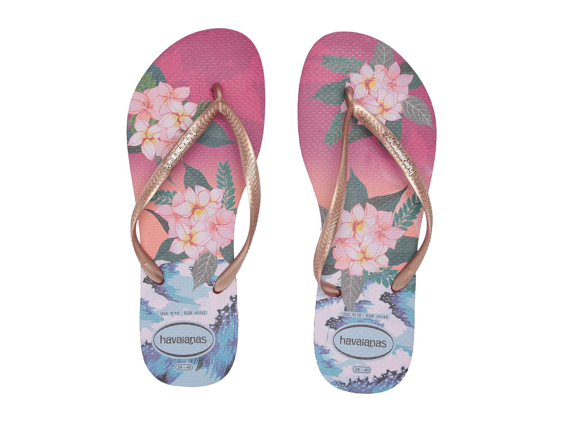 Havaianas Synthetic Slim Tropical Sunset Flip Flop Sandal in Pink - Save  65% - Lyst