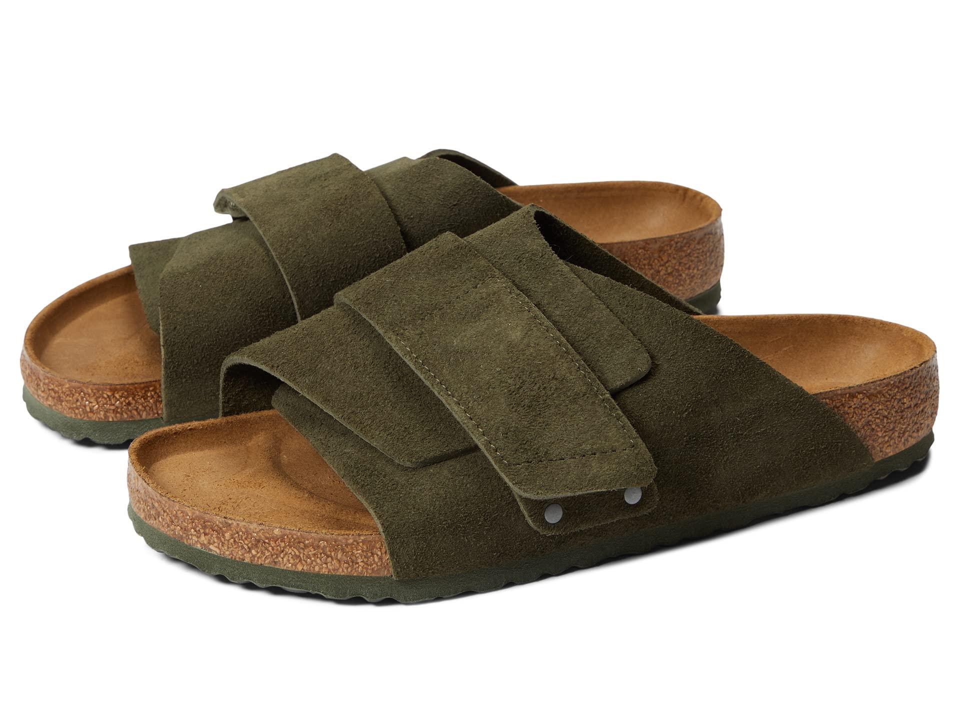 Birkenstock Kyoto Nubuck/Suede Leather Sandals