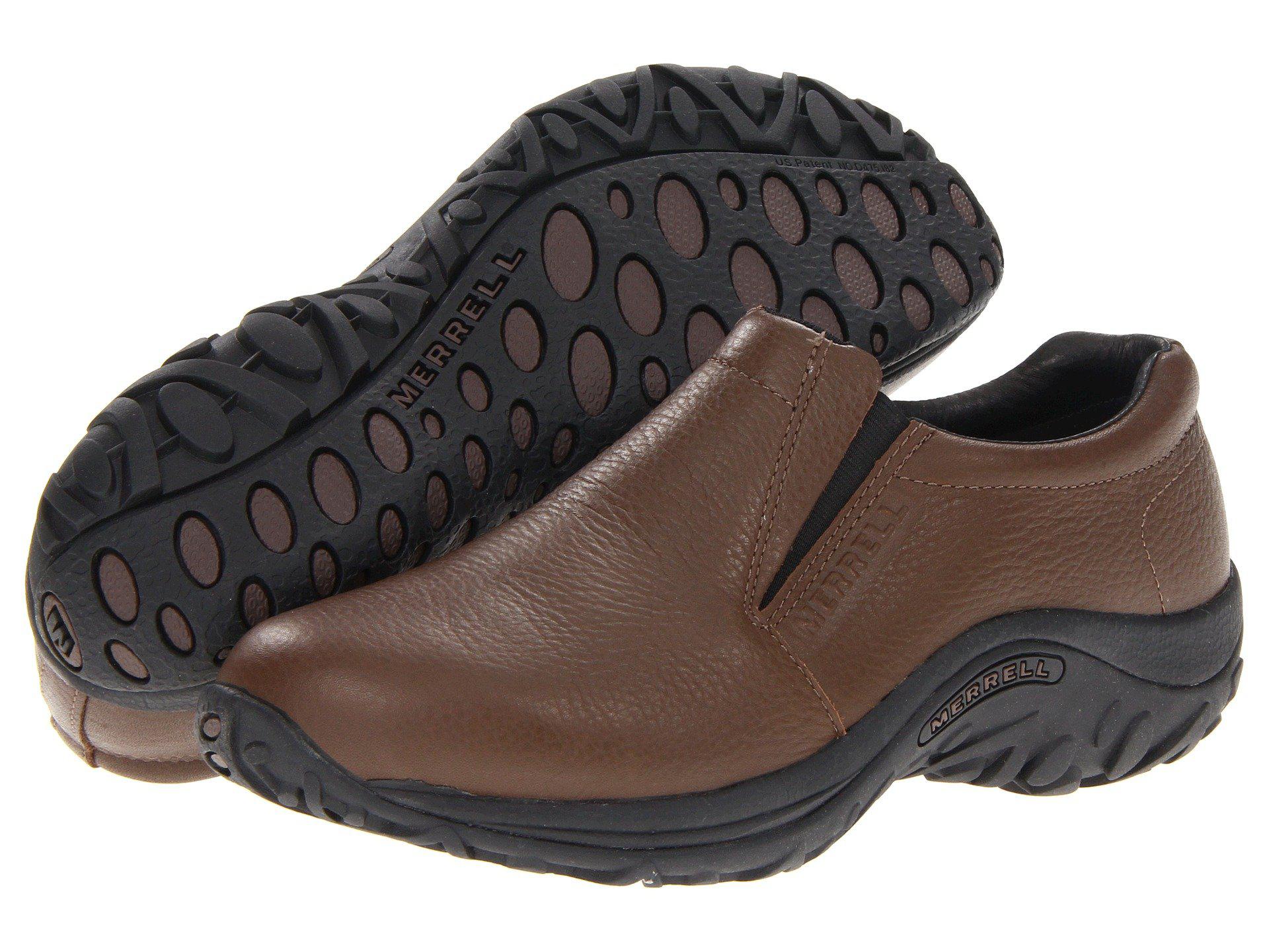 Merrell Jungle Moc Leather (mahogany Brown) Men's Slip On Shoes for Men ...