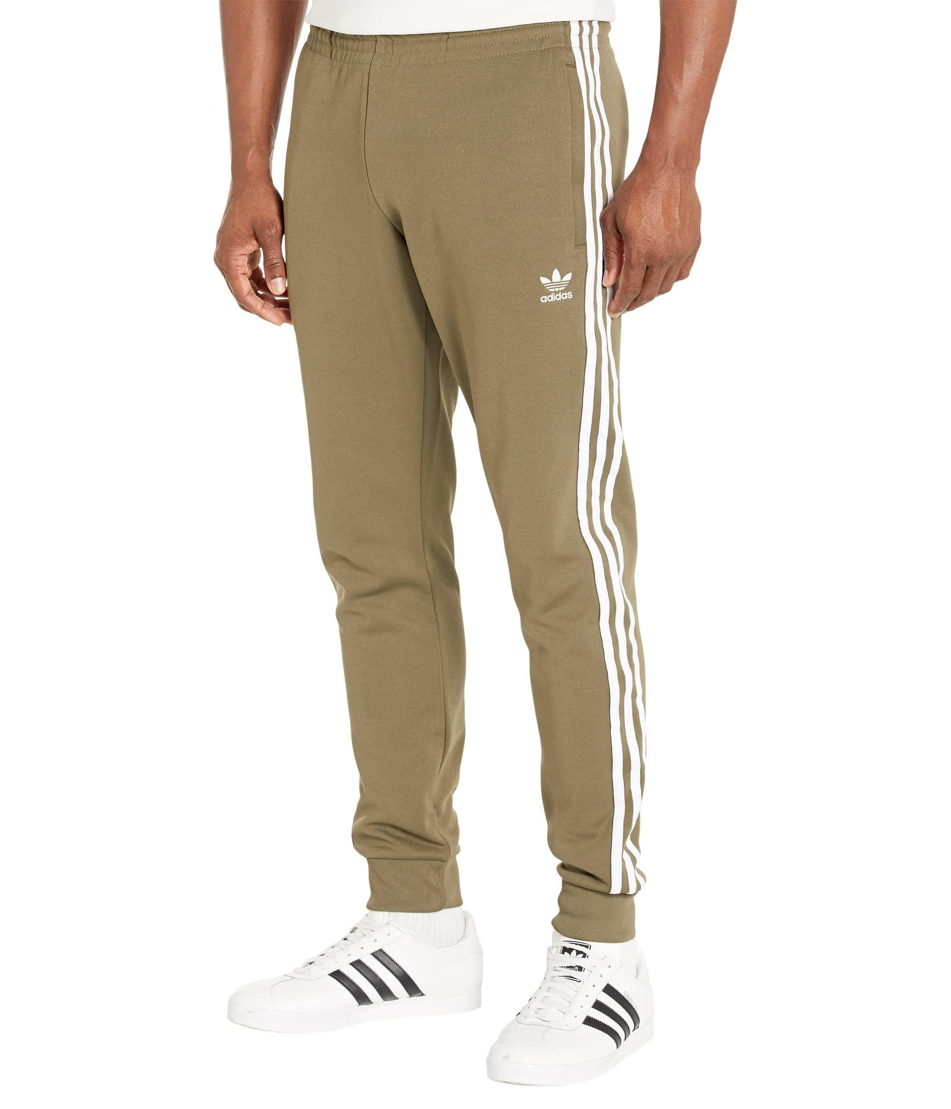 adidas Originals Superstar Track Pants in Natural for Men | Lyst