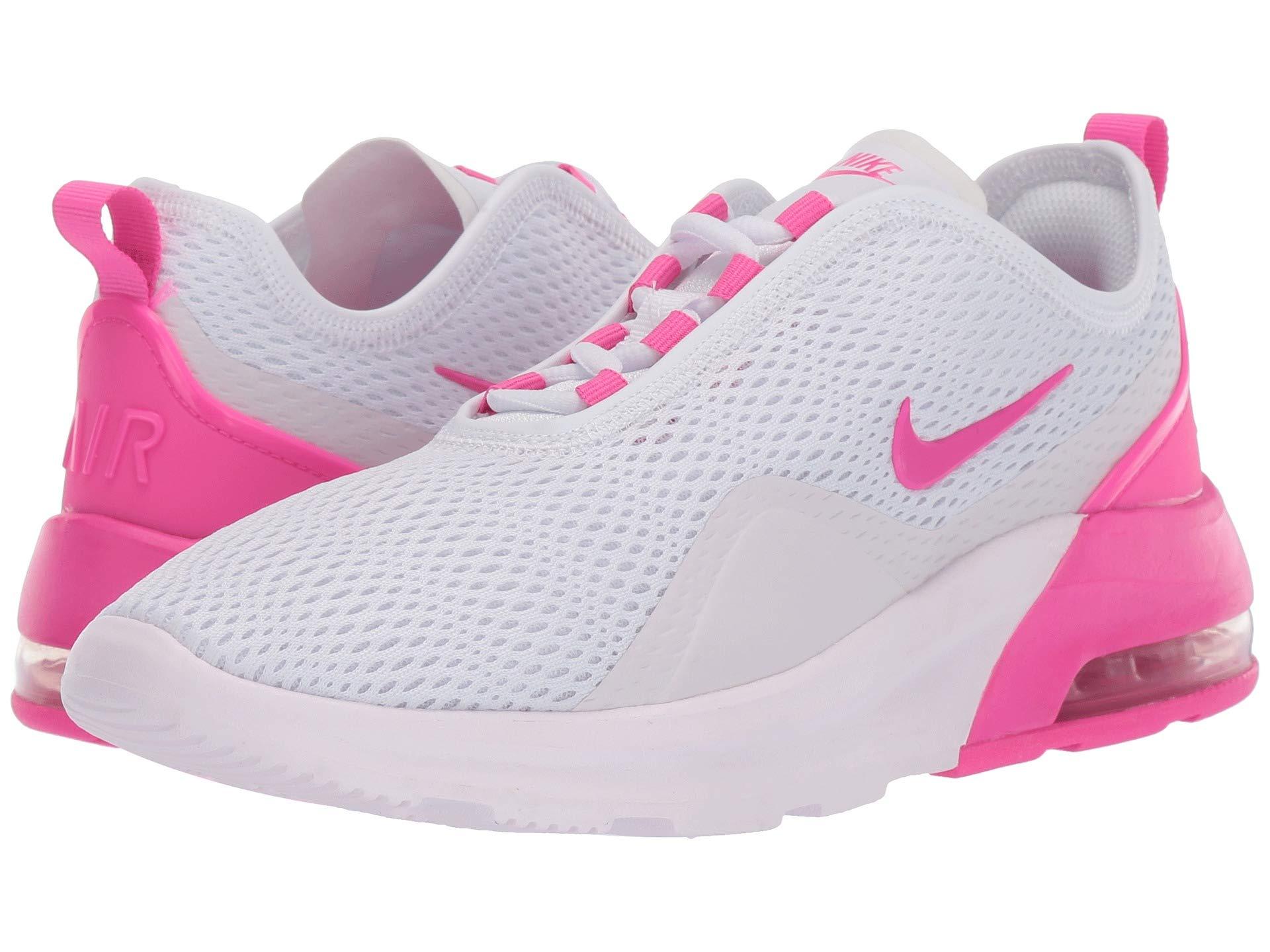 Nike Rubber Air Max Motion 2 Shoes in White/Pink (Pink) | Lyst