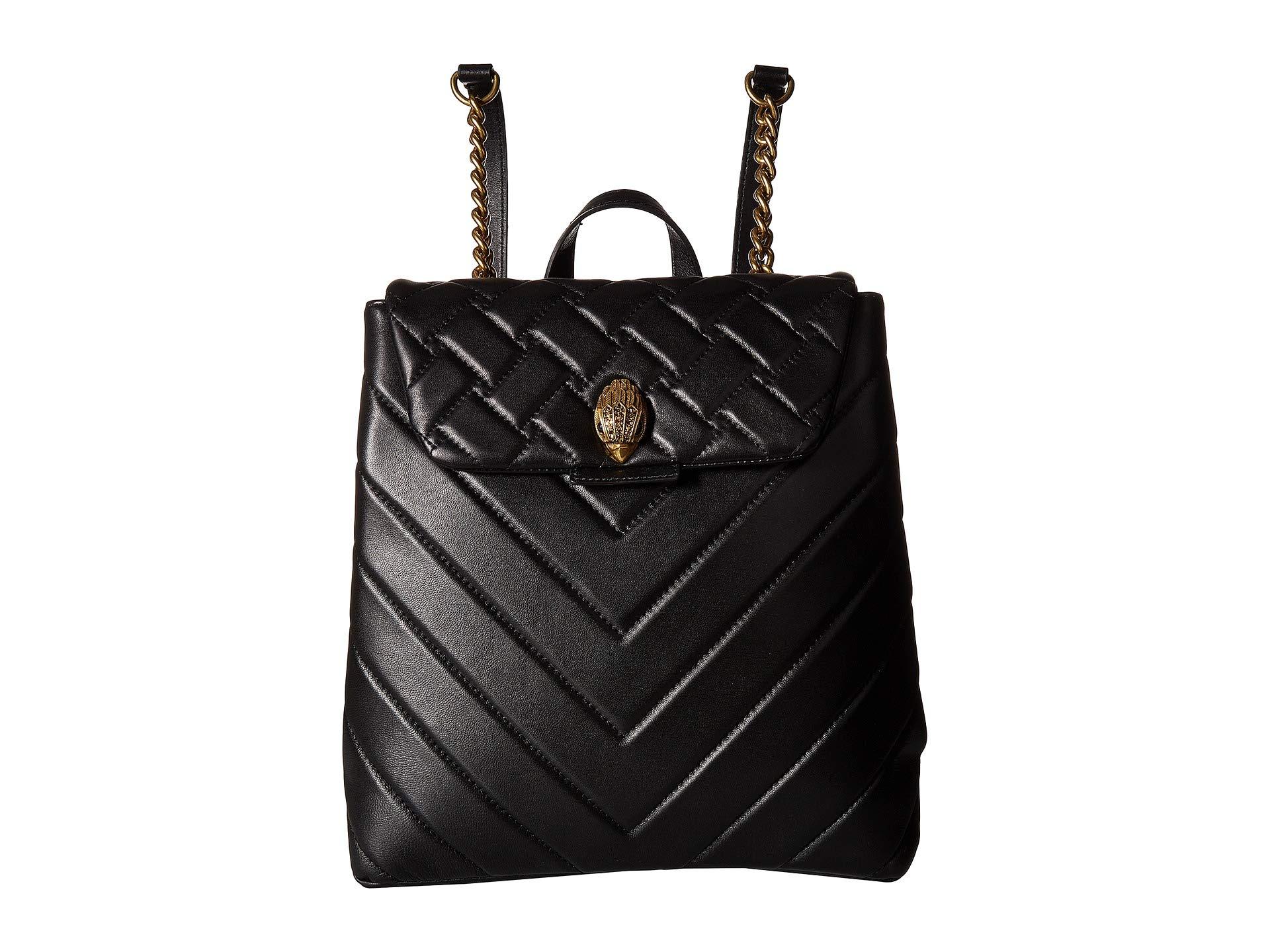 Pompeya Aspirar Facturable Kurt Geiger Leather Kensington Backpack in Black | Lyst