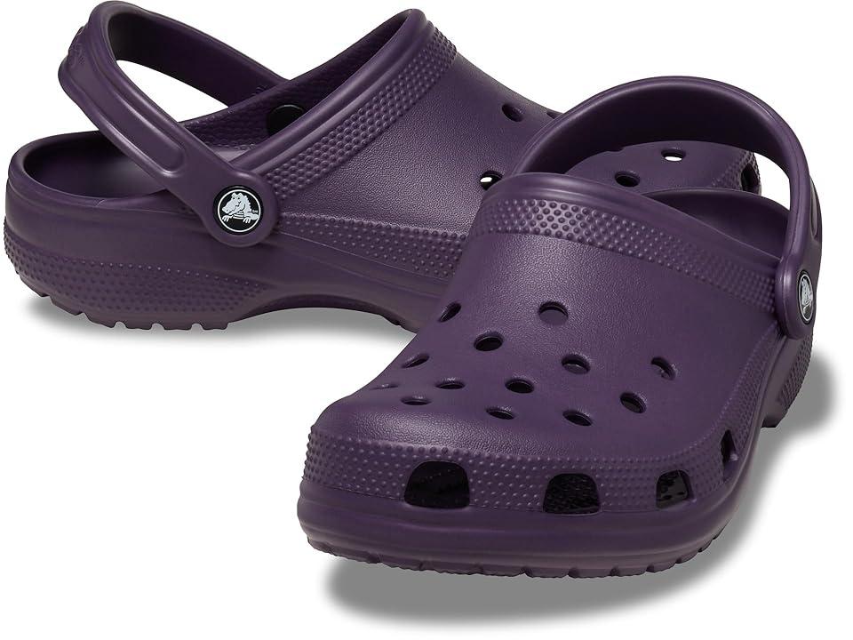 Dark purple crocs on sale