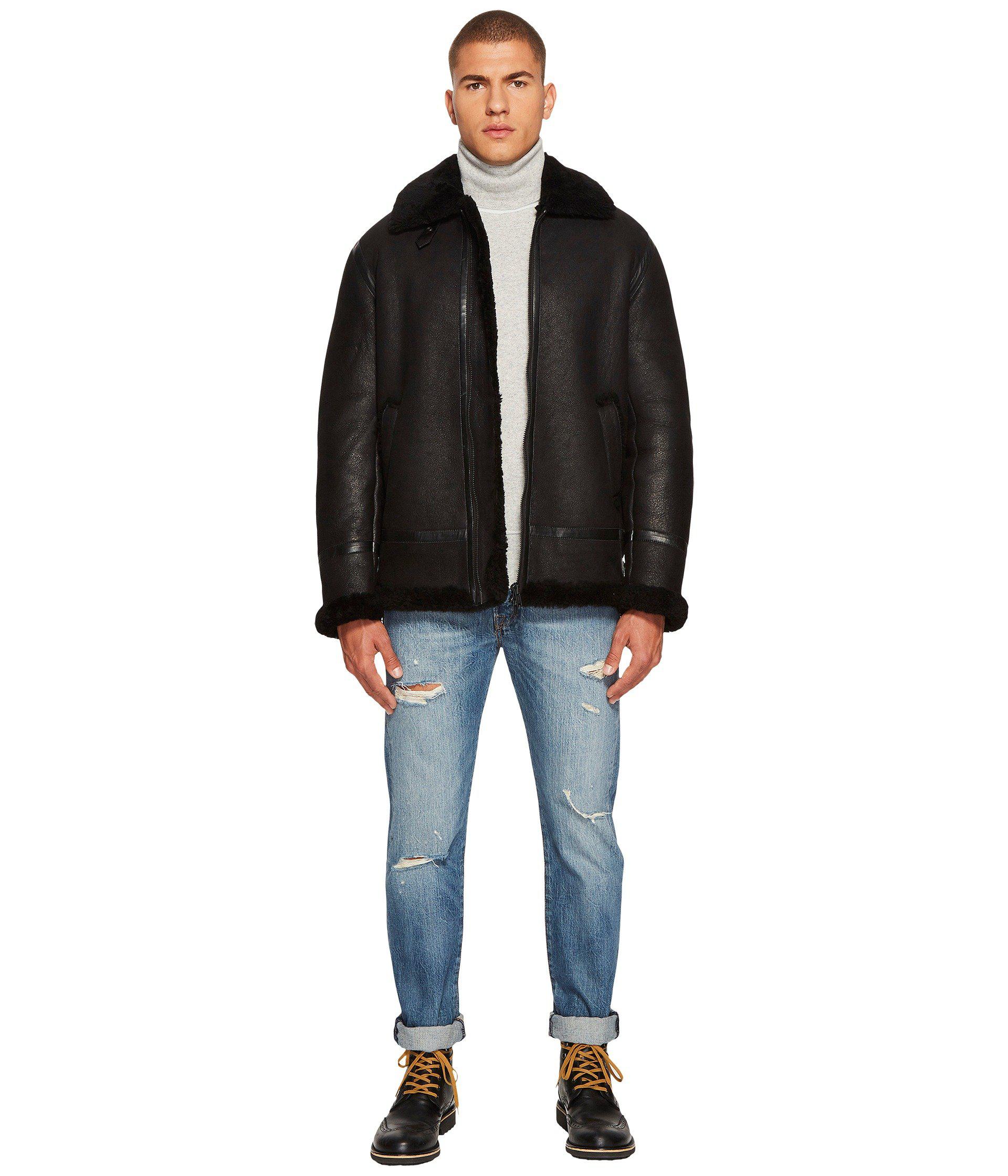levis made and crafted leather jacket