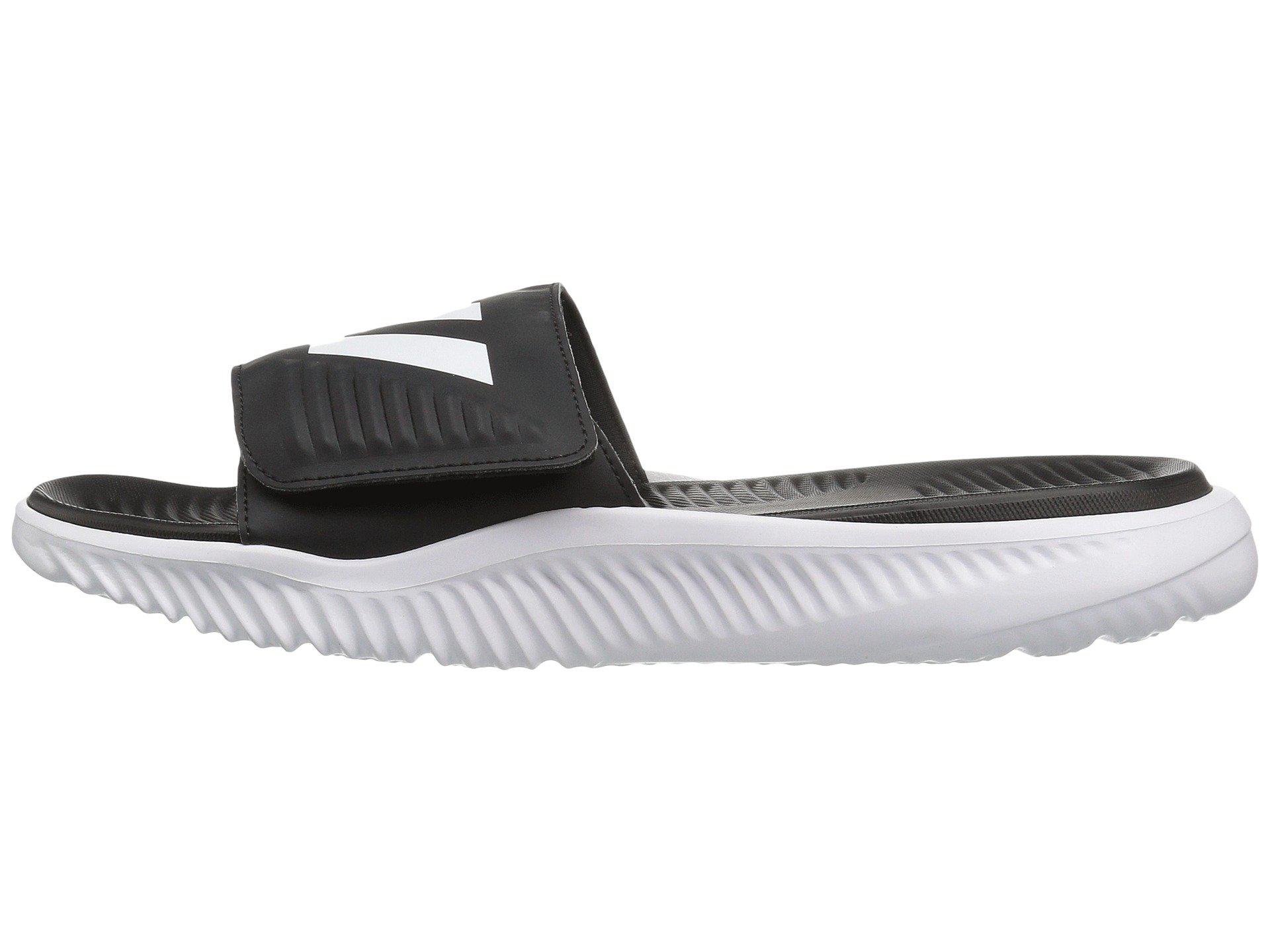 adidas alphabounce slides black