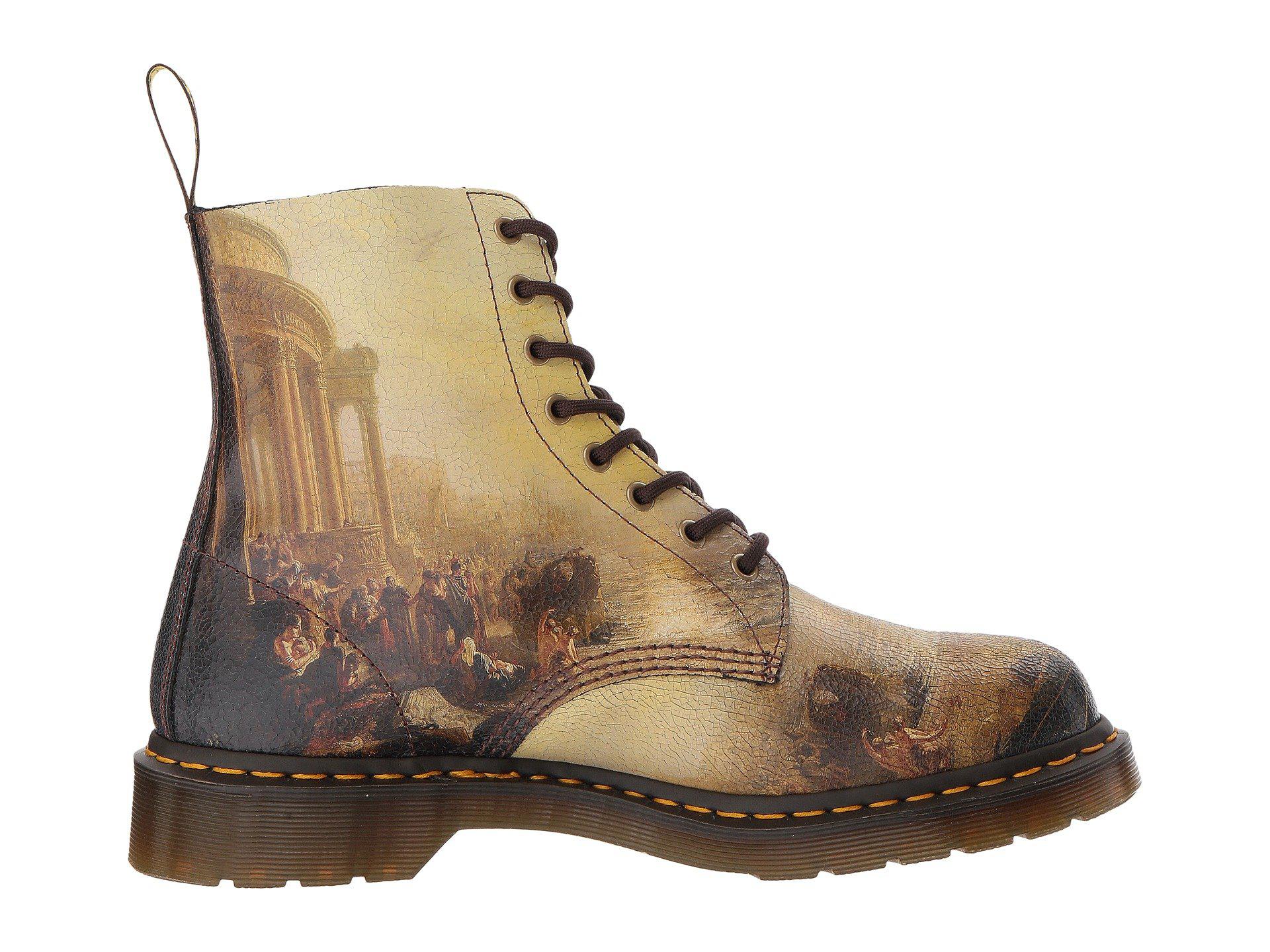 Dr. Martens Dr.martens S Jmw Turner Carthaginian 1460 Pascal Leather Boots  in Brown | Lyst