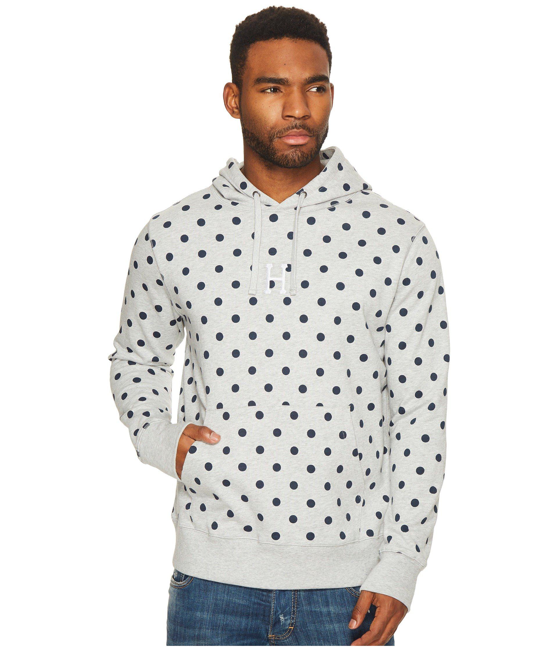 huf polka dot hoodie