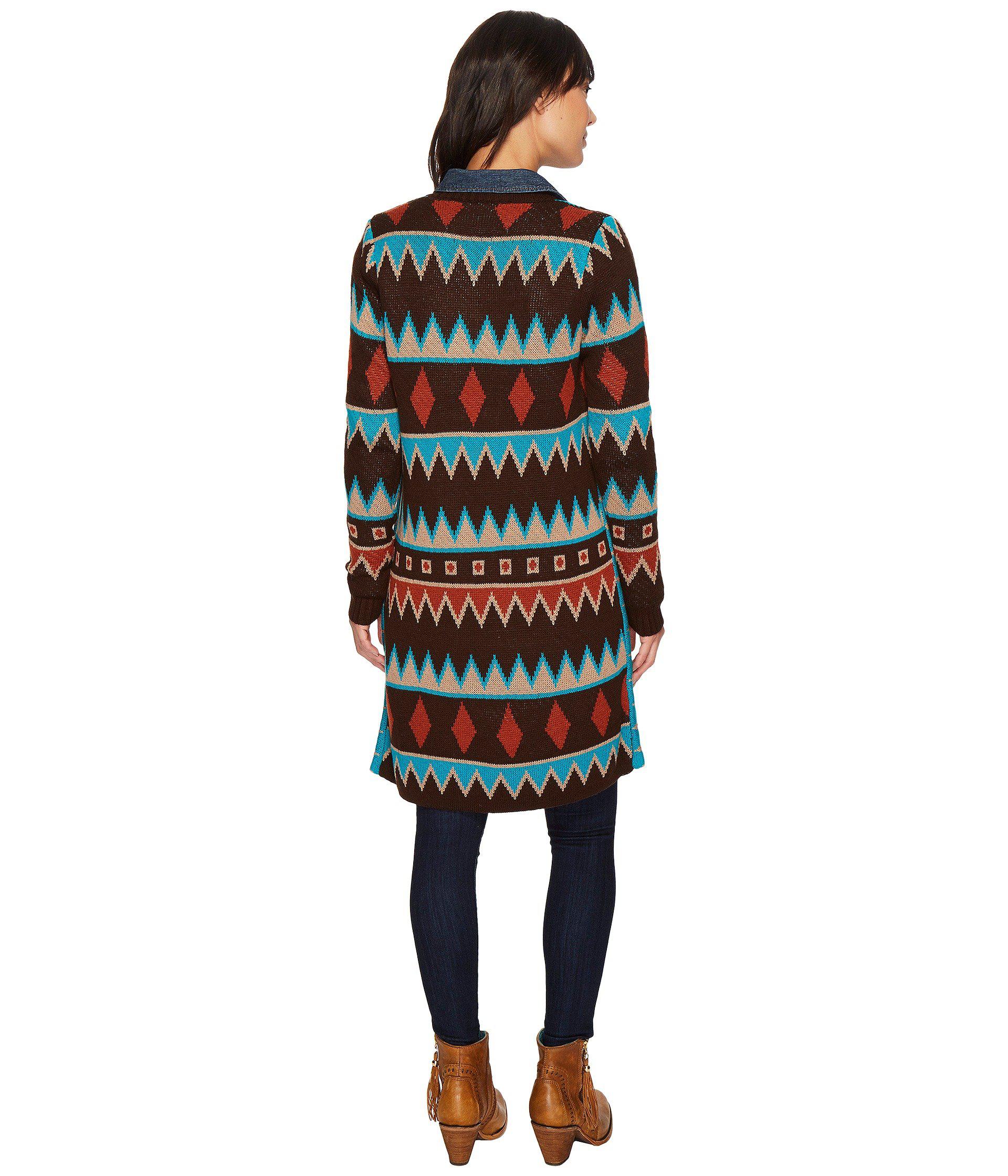 wrangler aztec cardigan