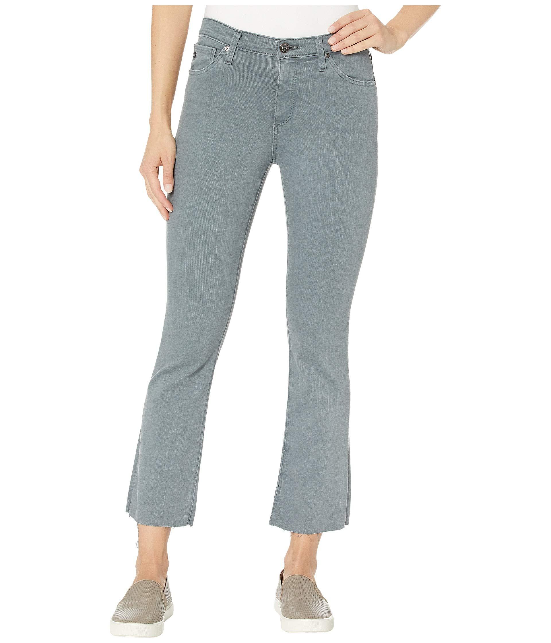 AG Jeans Leather Jodi Crop Pants in Blue - Lyst