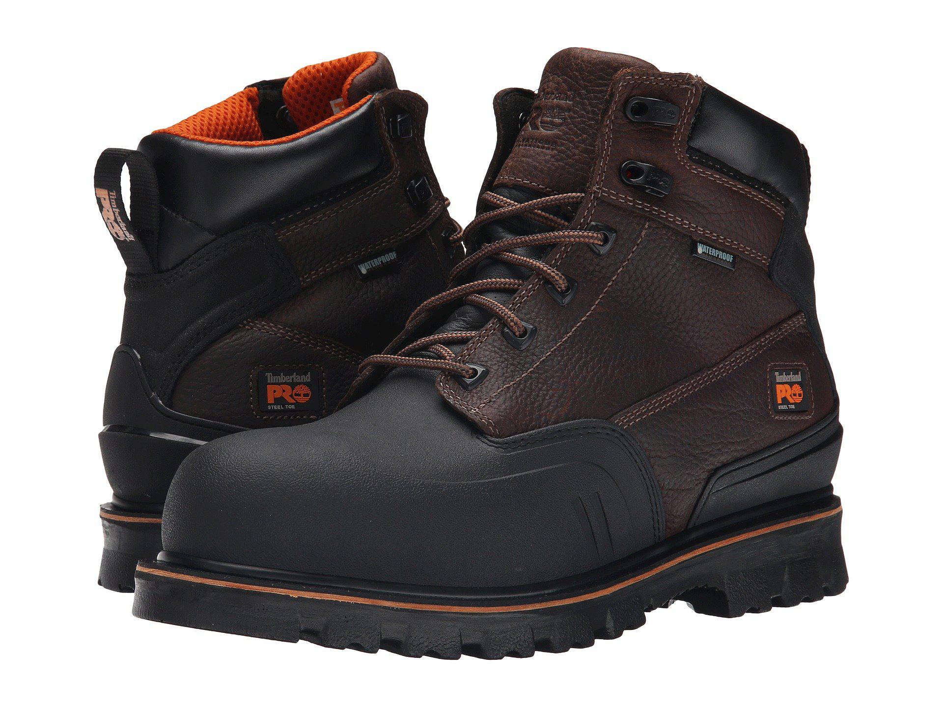 Timberland 6 Rigmaster Xt Steel Safety Toe Waterproof (brown Tumbled ...
