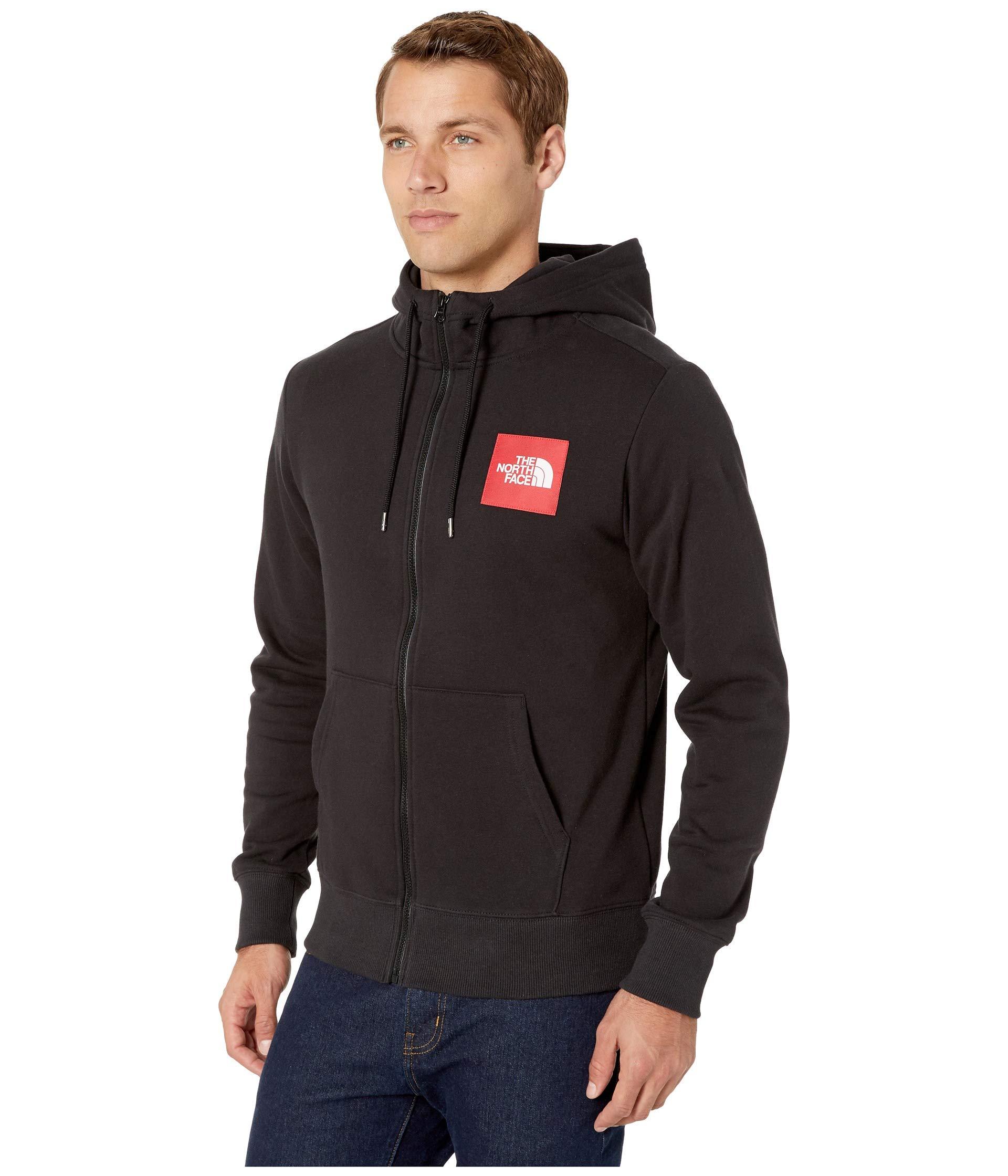 Red Box Patch Full Zip Hoodie 