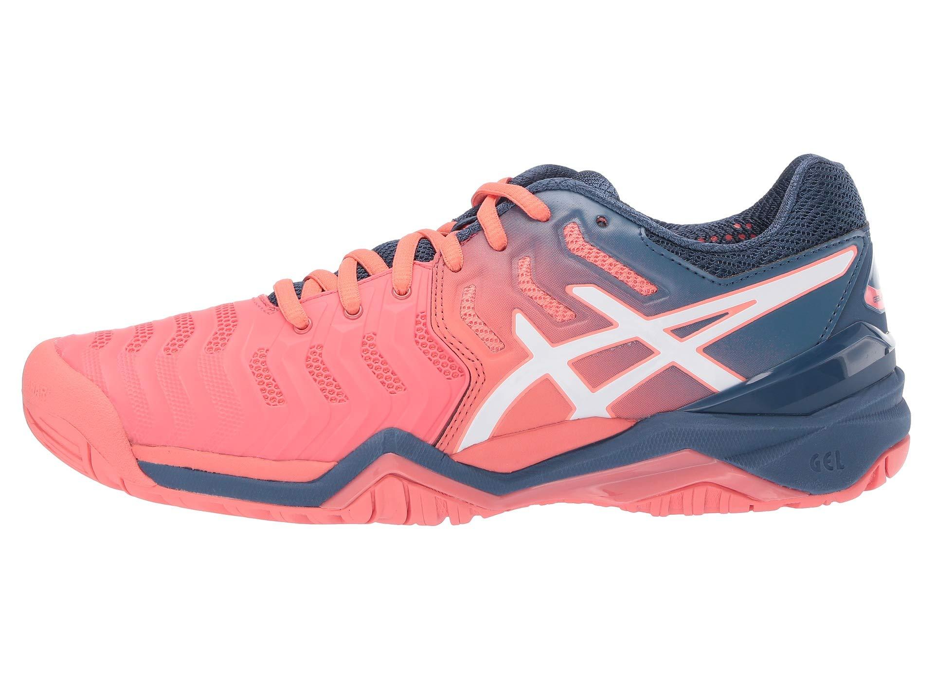 asics pink tennis shoes