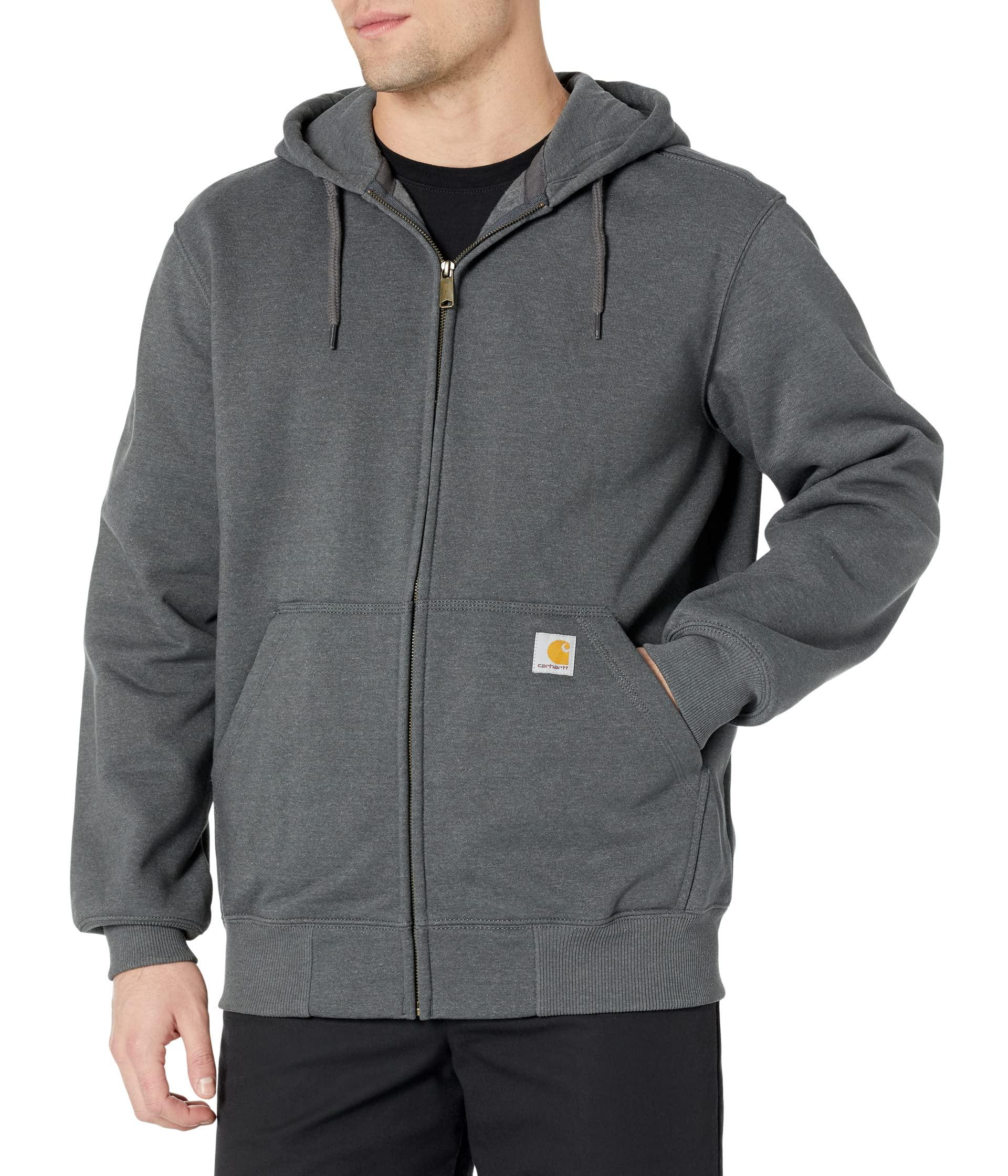 Carhartt Rain Defender Paxton Heavy Weight Hooded Zip-front Sweatshirt ...