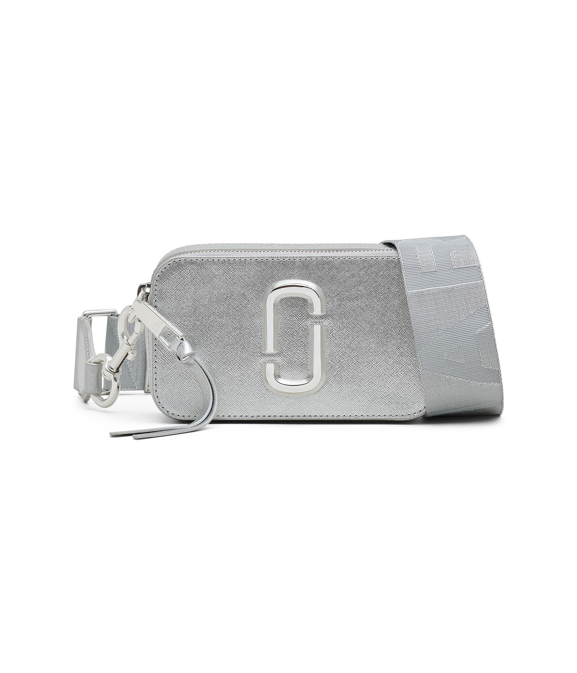 Marc Jacobs The Metallic Snapshot Dtm Bag in Gray Lyst