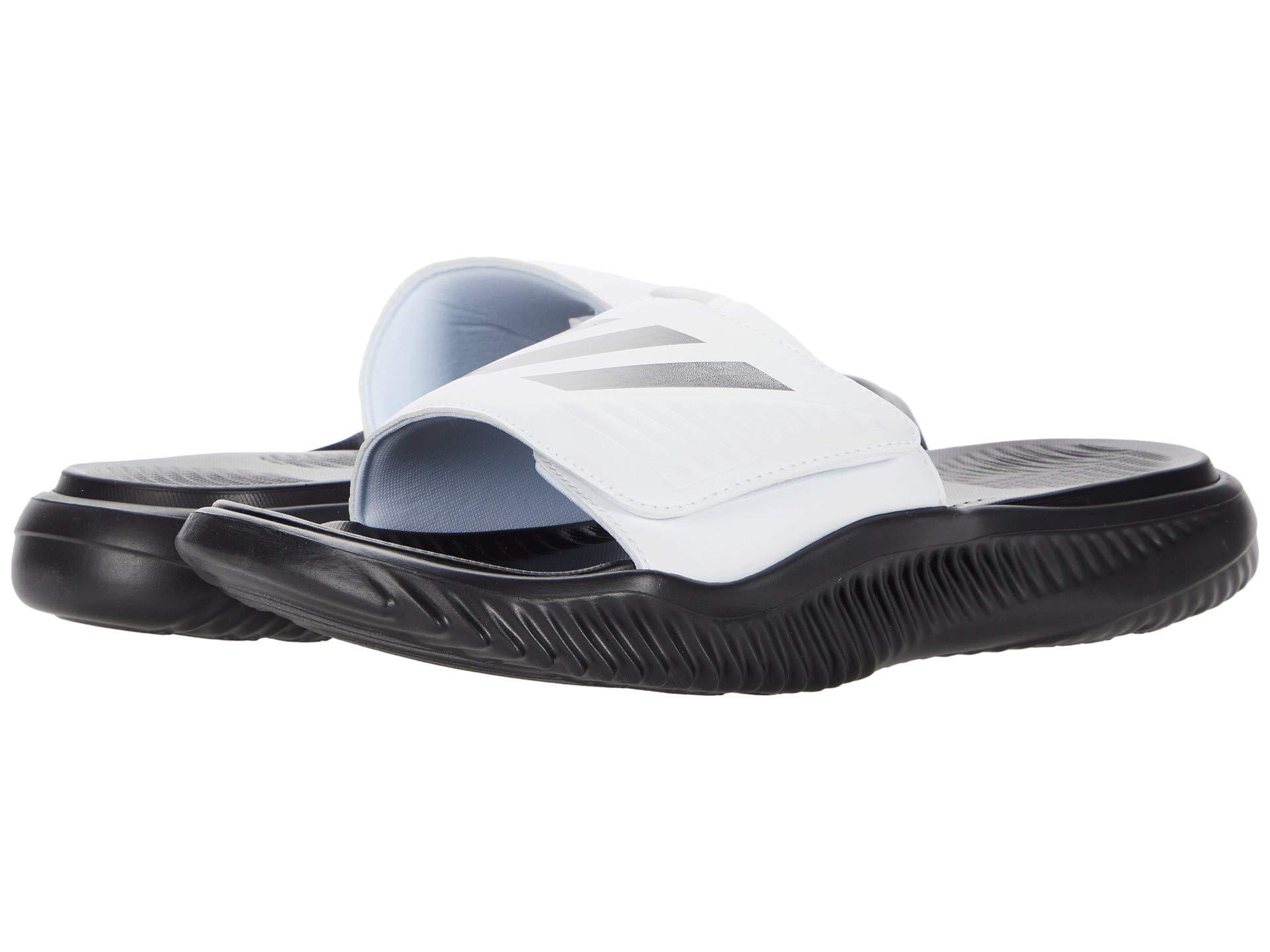 adidas alphabounce slides black
