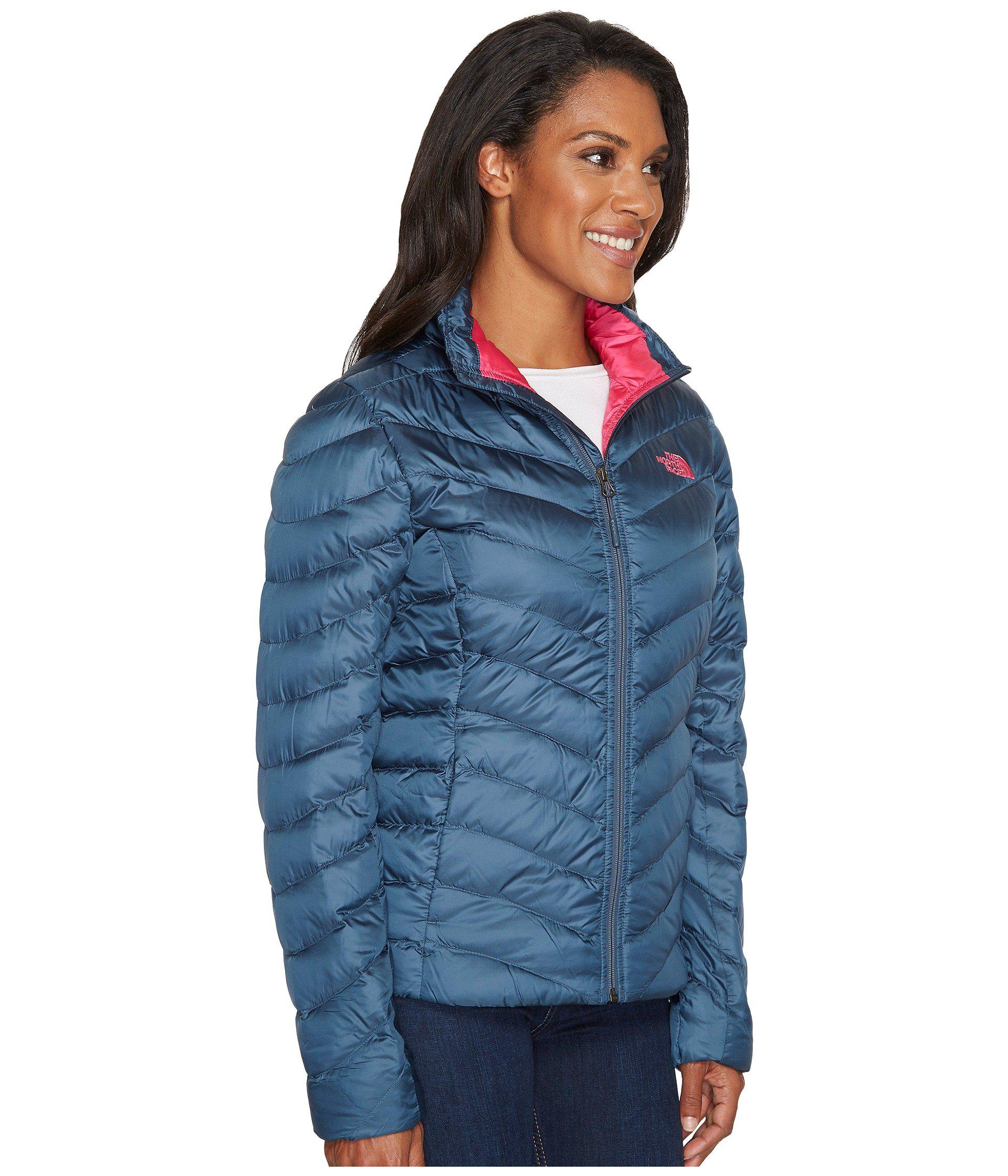the north face women's trevail parka ink blue