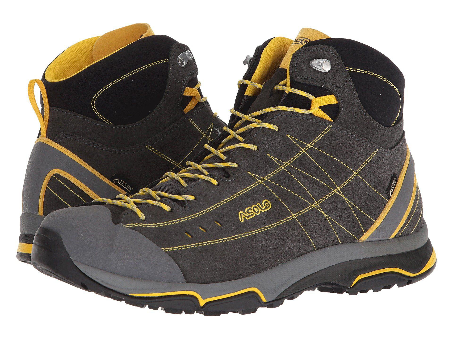 asolo boots black and yellow