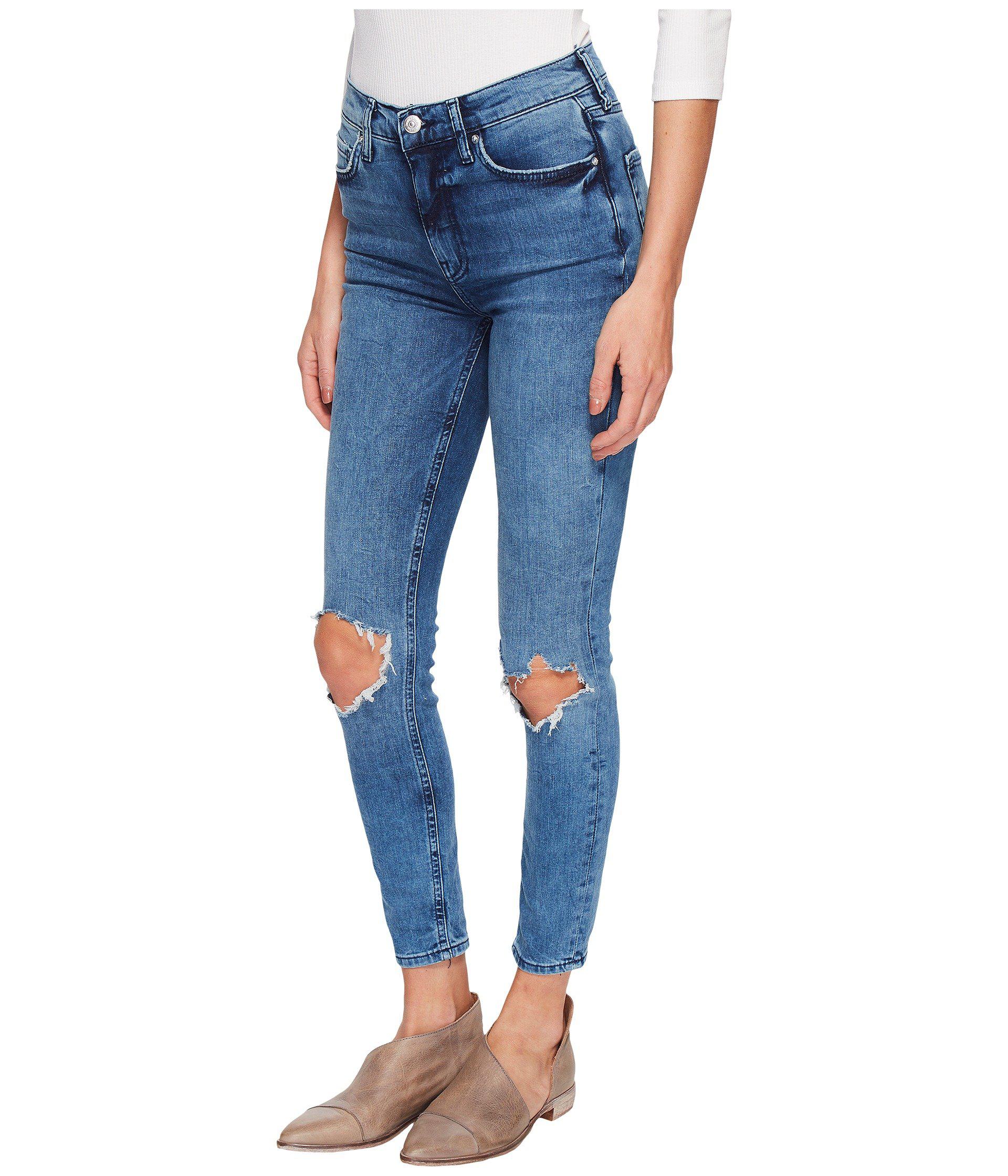 free people turquoise jeans