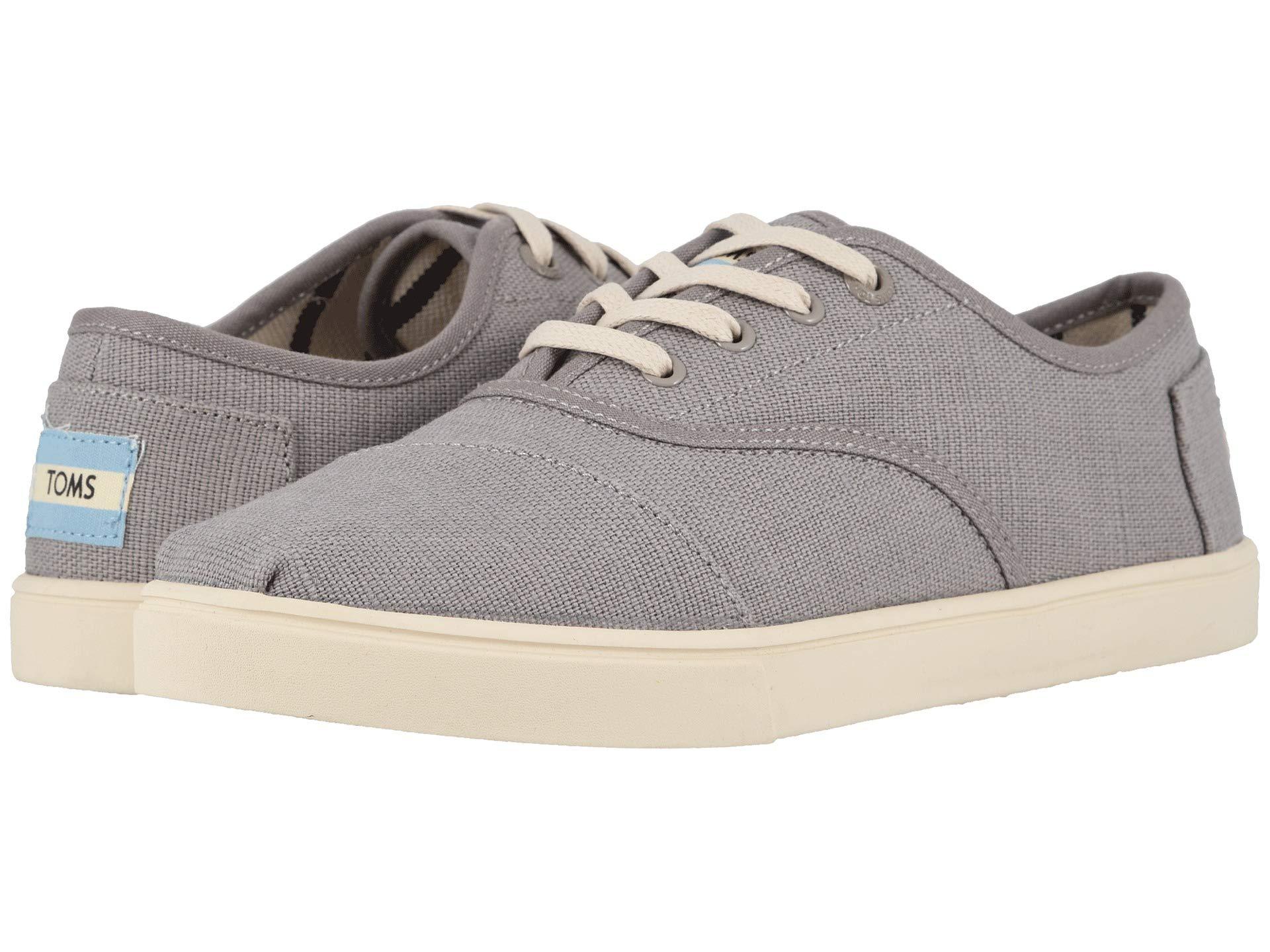 TOMS Canvas Cordones Cupsole in Gray - Lyst