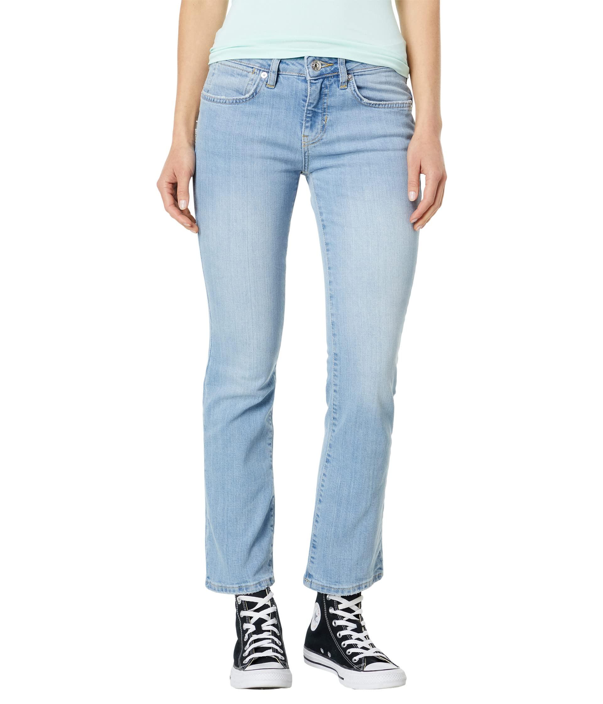 Free People We The Free Liv Cropped Flare Jeans in Blue | Lyst