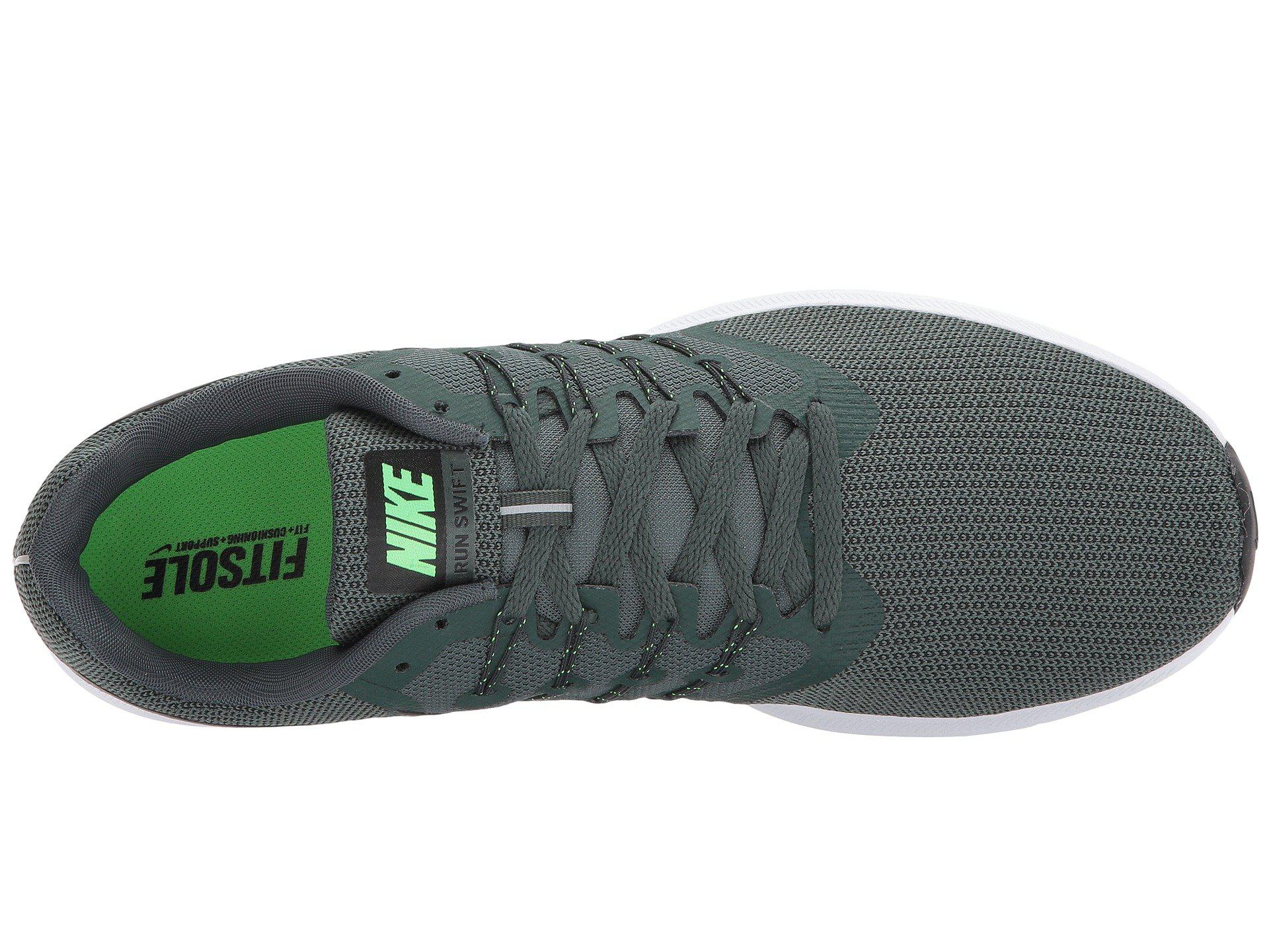 nike run swift green