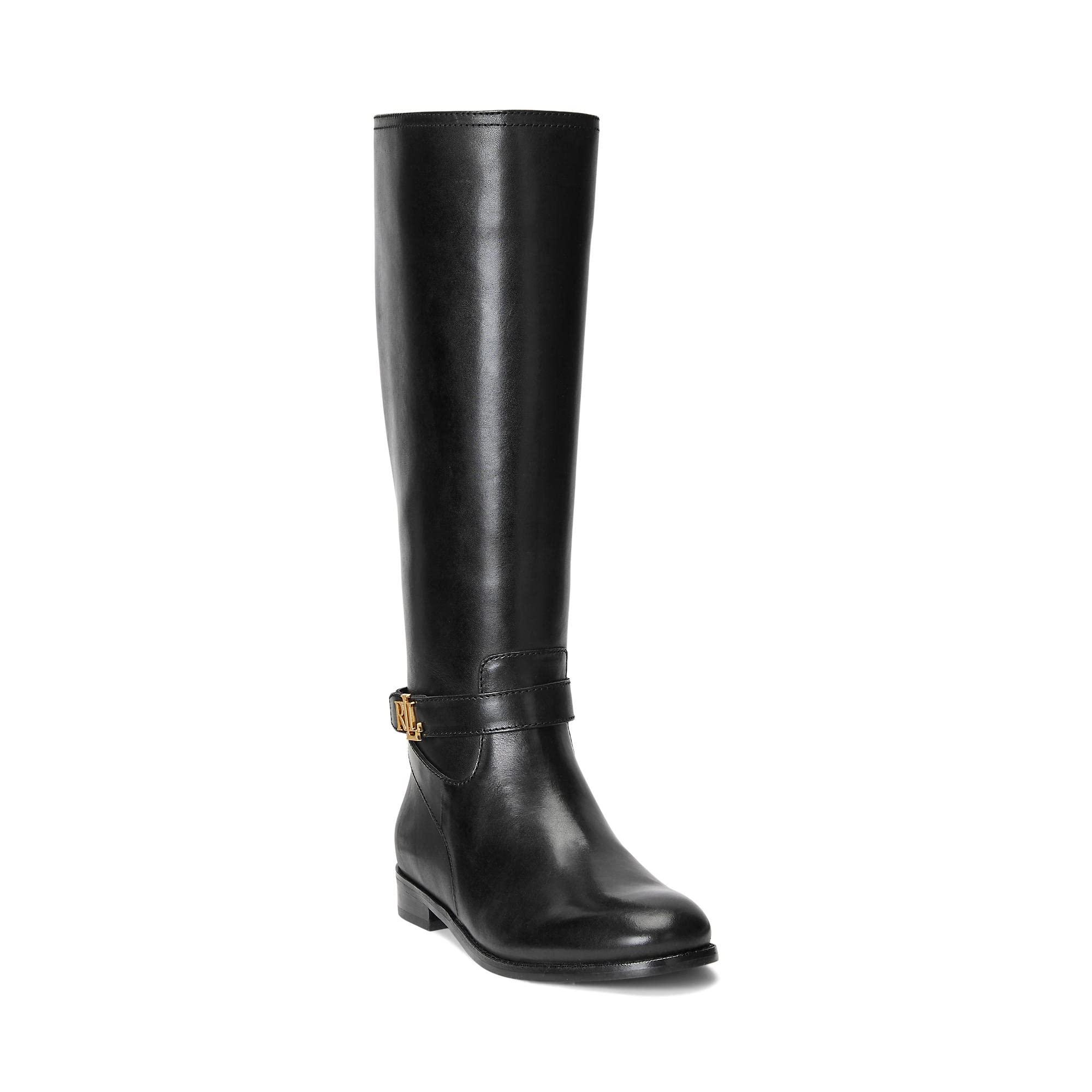 Lauren by Ralph Lauren Brittaney Tall Boot in Black Lyst