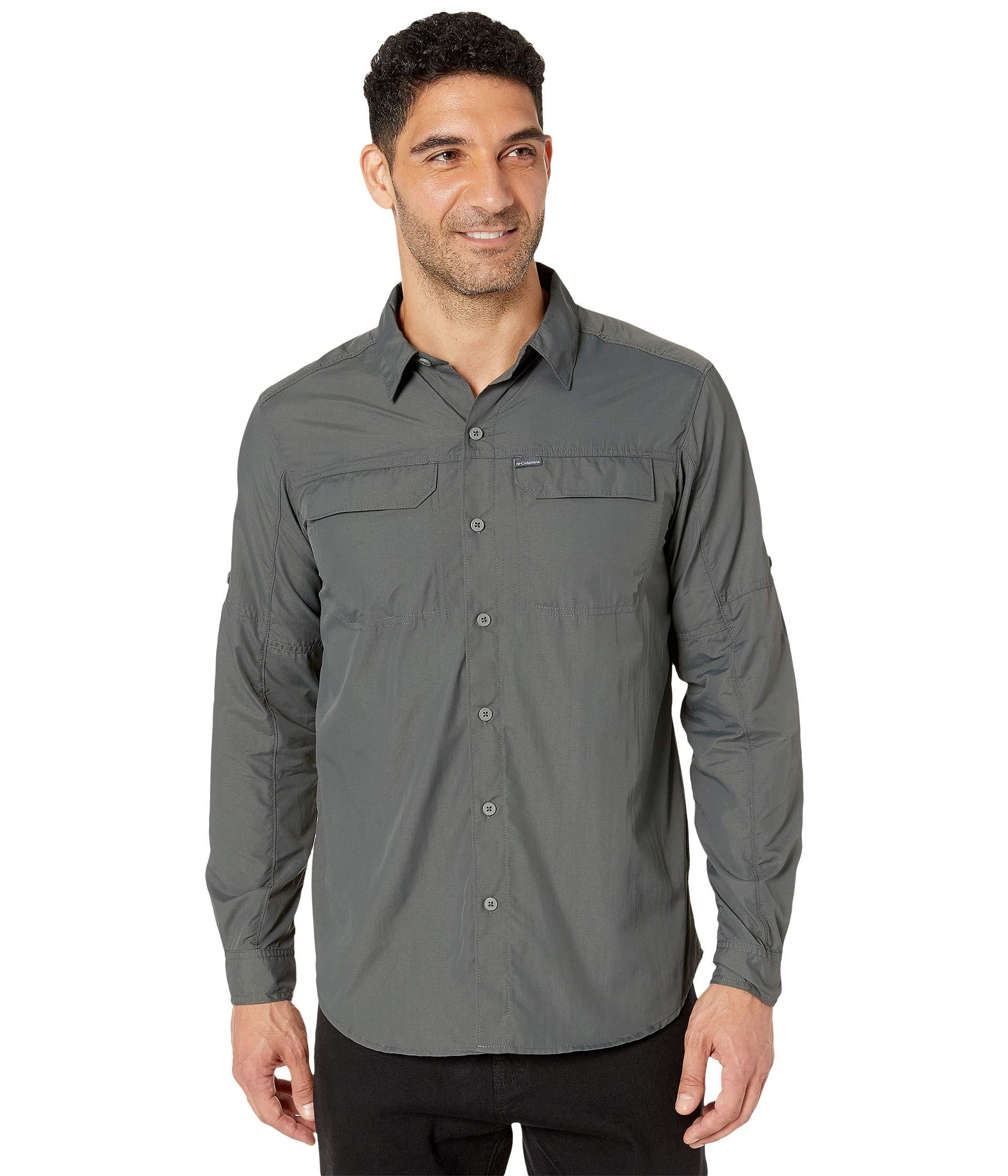 Columbia Synthetic Silver Ridge 2.0 Long Sleeve Shirt in Gray for Men ...