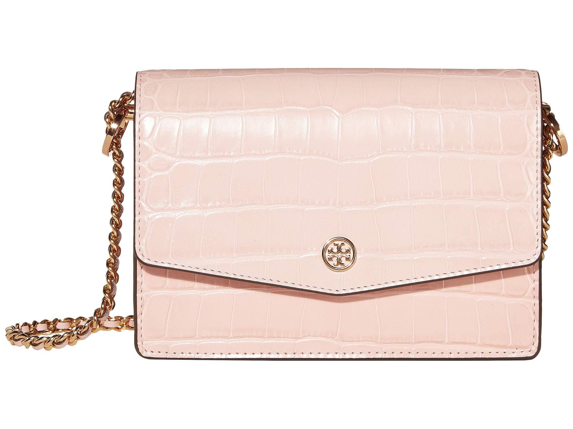 Tory burch robinson online embossed mini shoulder bag