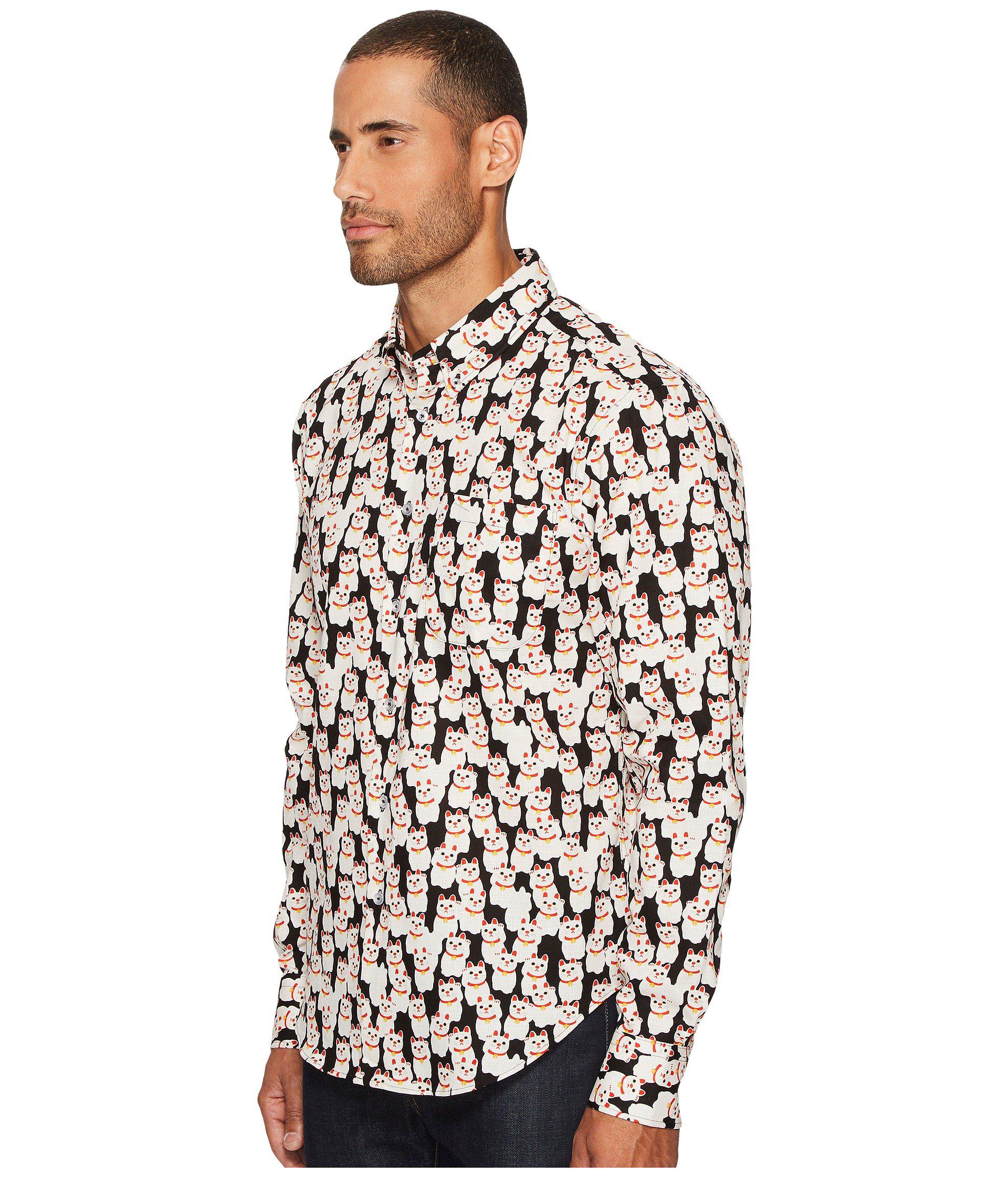 naked and famous cat shirt