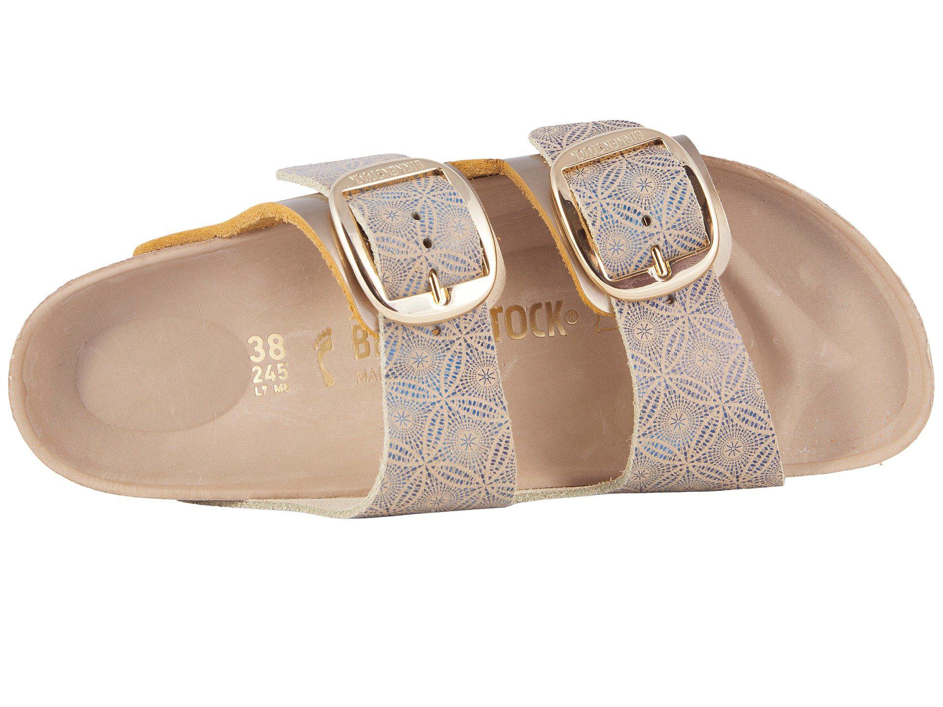 Birkenstock big buckle ceramic pattern best sale blue